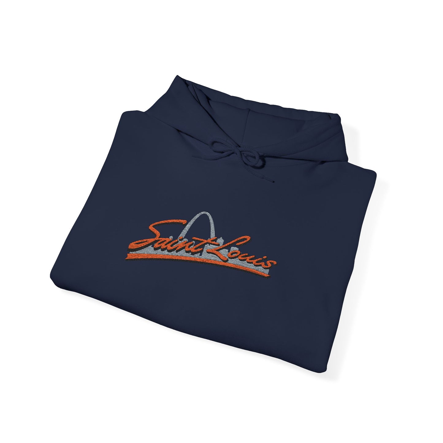 Saint Louis Embroidered Hoodie — Classic City Logo Sweatshirt
