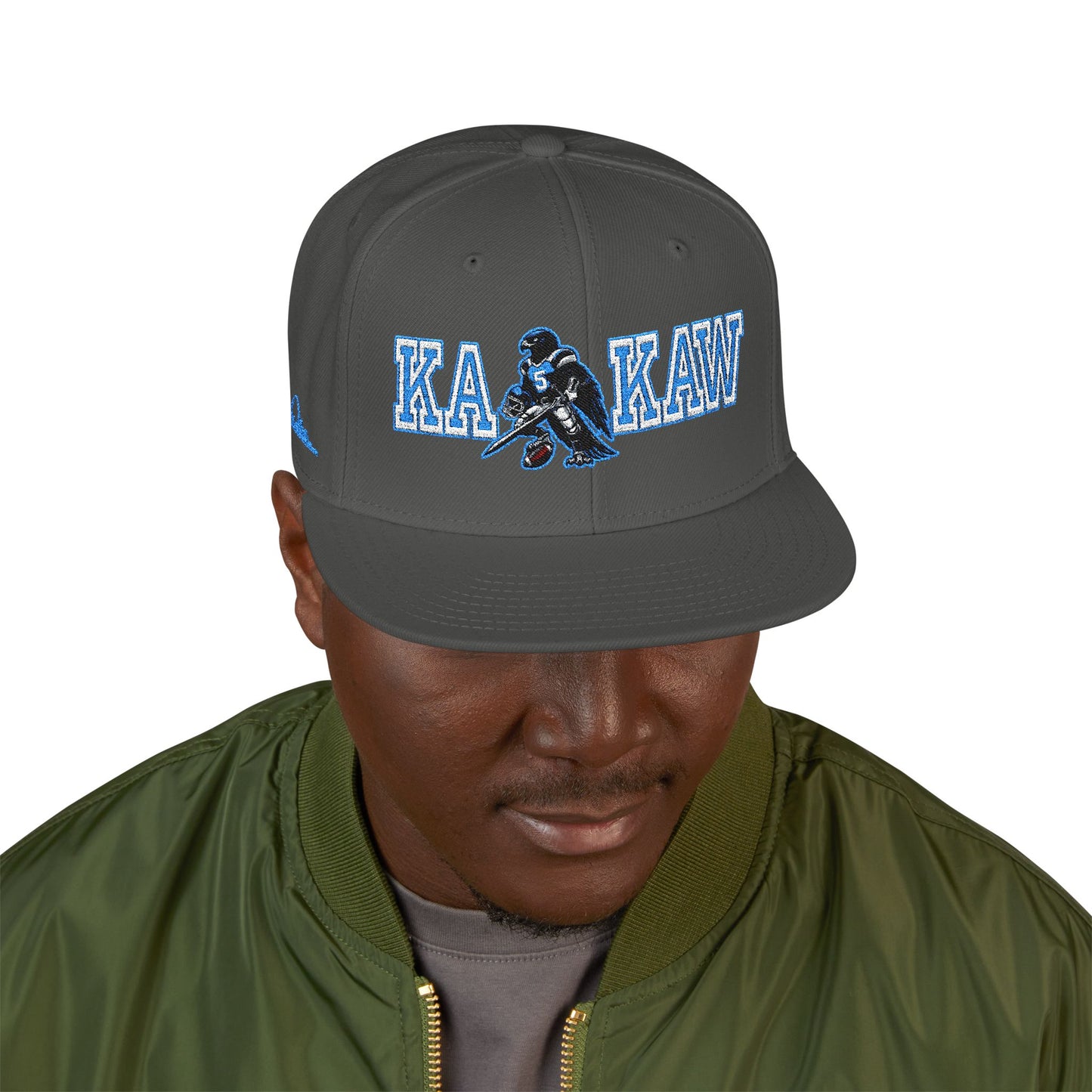 KA-KAW Embroidered Snapback Hat — St. Louis Battlehawks Ball Cap