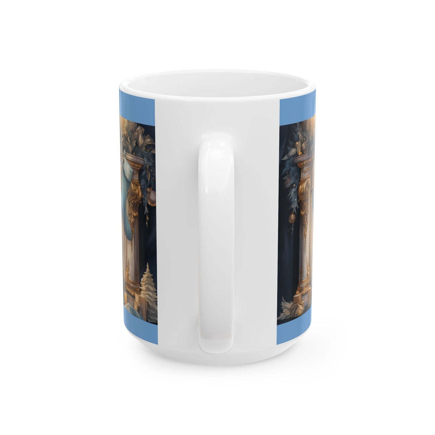 Hearthside Holiday Mug (11oz, 15oz)-Ceramic