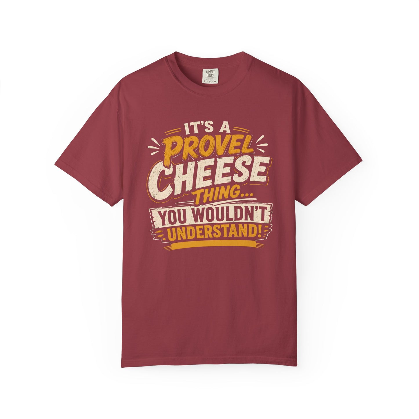 Comfort Colors Provel Cheese Shirt | St Louis Food Tee | Funny STL Provel Cheese T‑Shirt | Missouri Pride Comfort Colors Graphic Tee