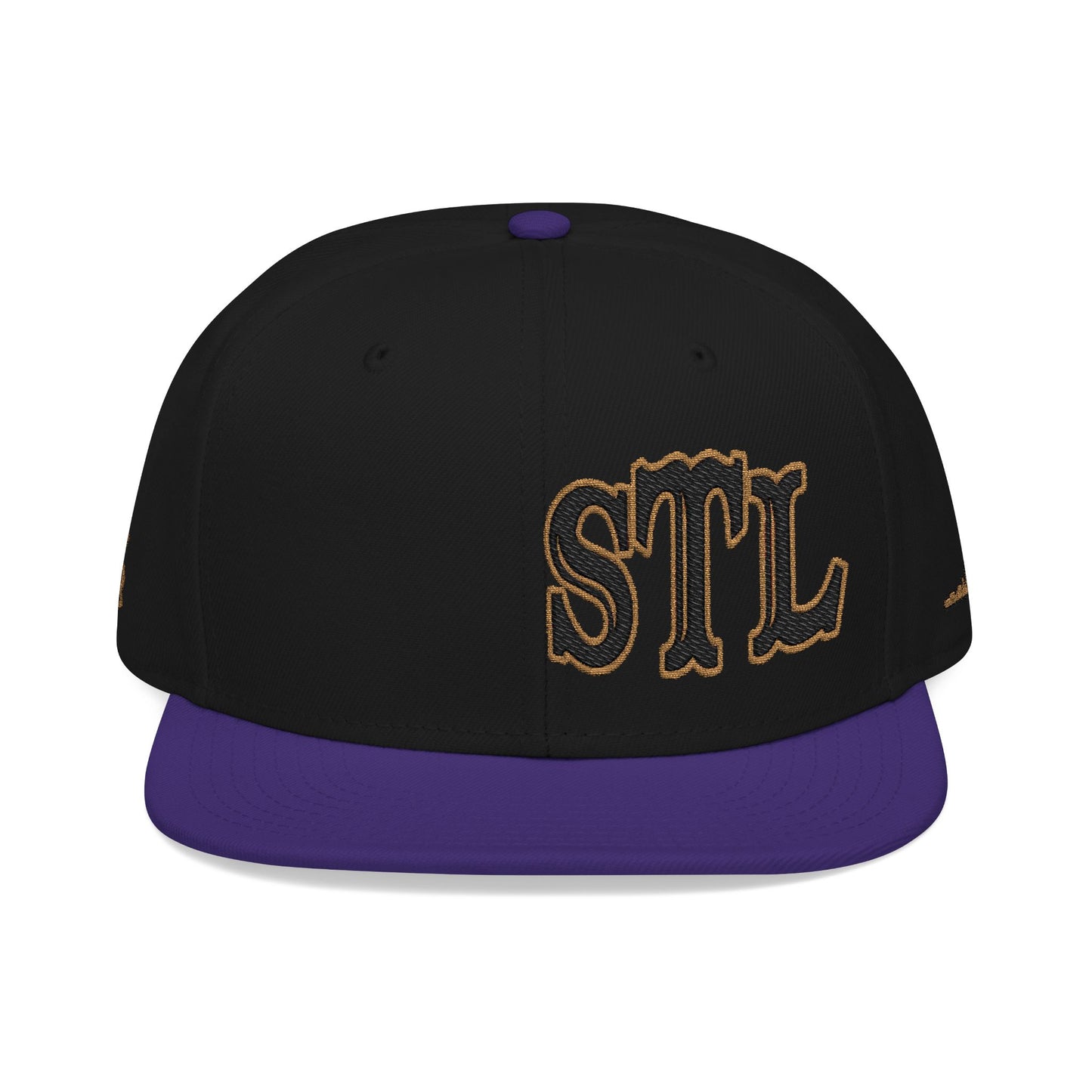 STL Black Gold Edition Embroidered Snapback Hat