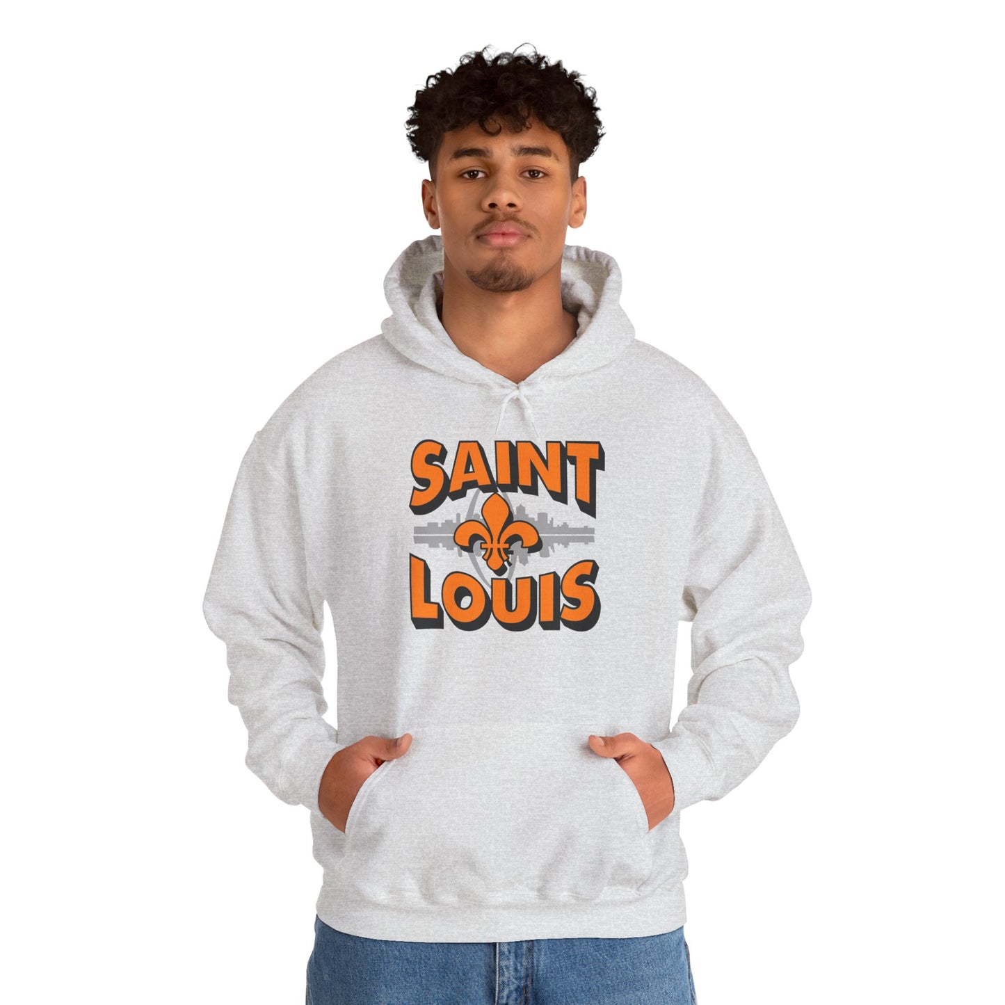 Saint Louis Graphic Hoodie — City Skyline Saint Louis Hoodie