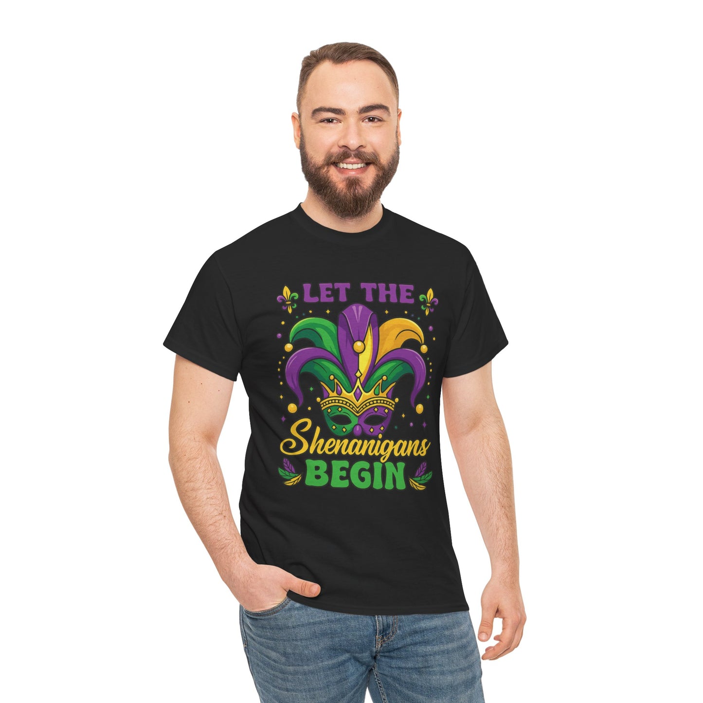 Mardi Gras 'Let The Shenanigans Begin' T-Shirt