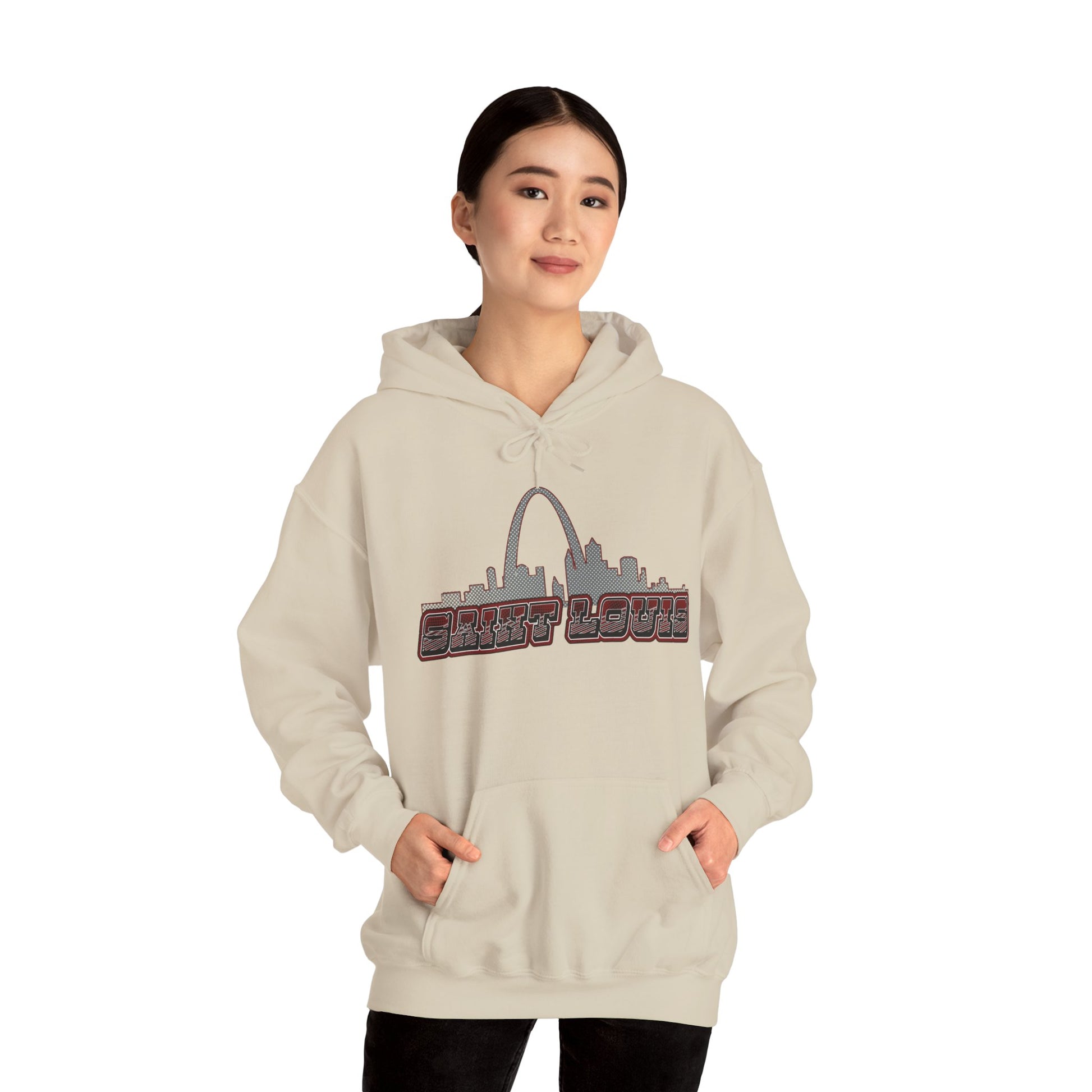 Saint Louis Graphic Hoodie - Unisex Sweatshirt Printify