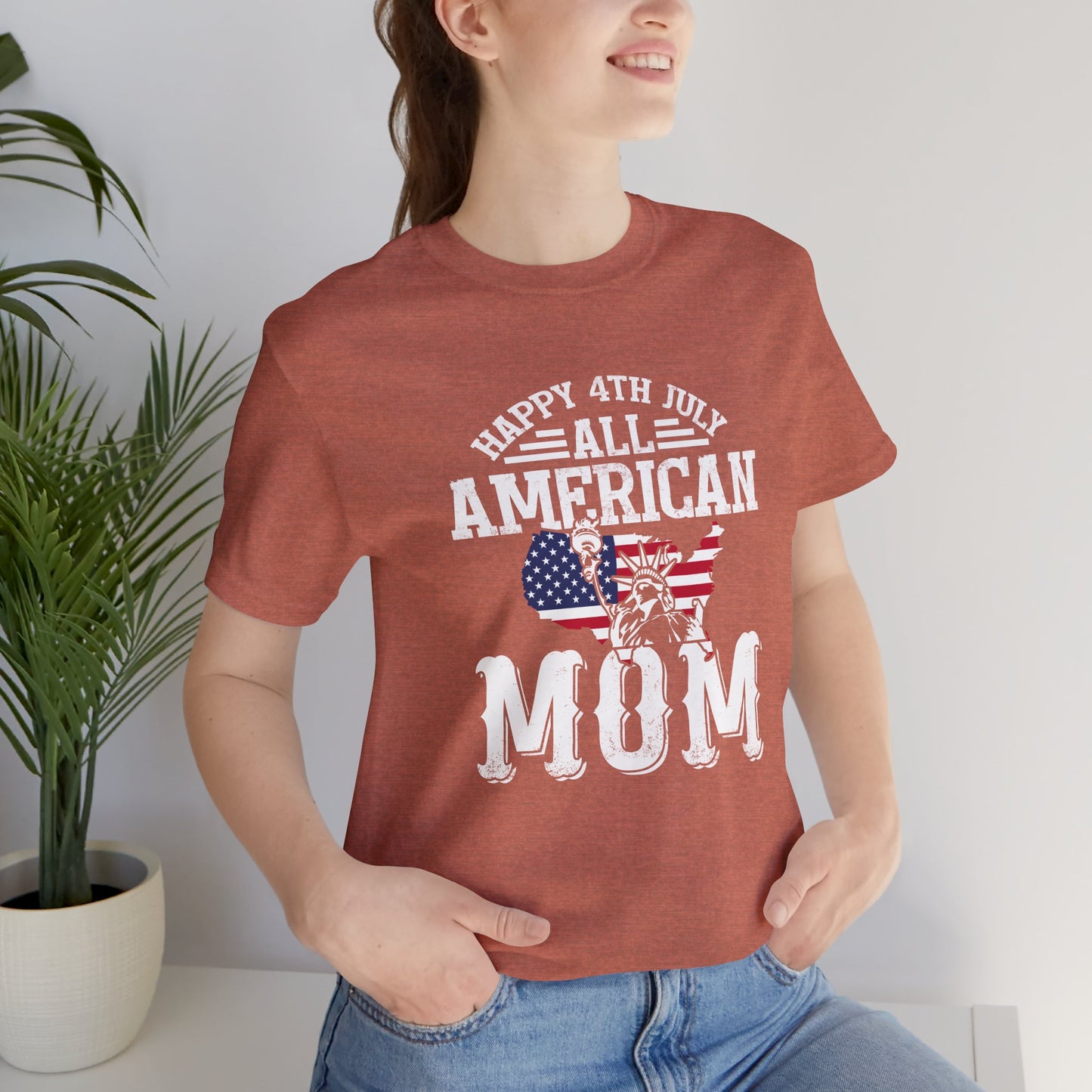 All American Mom 4th of July Tee