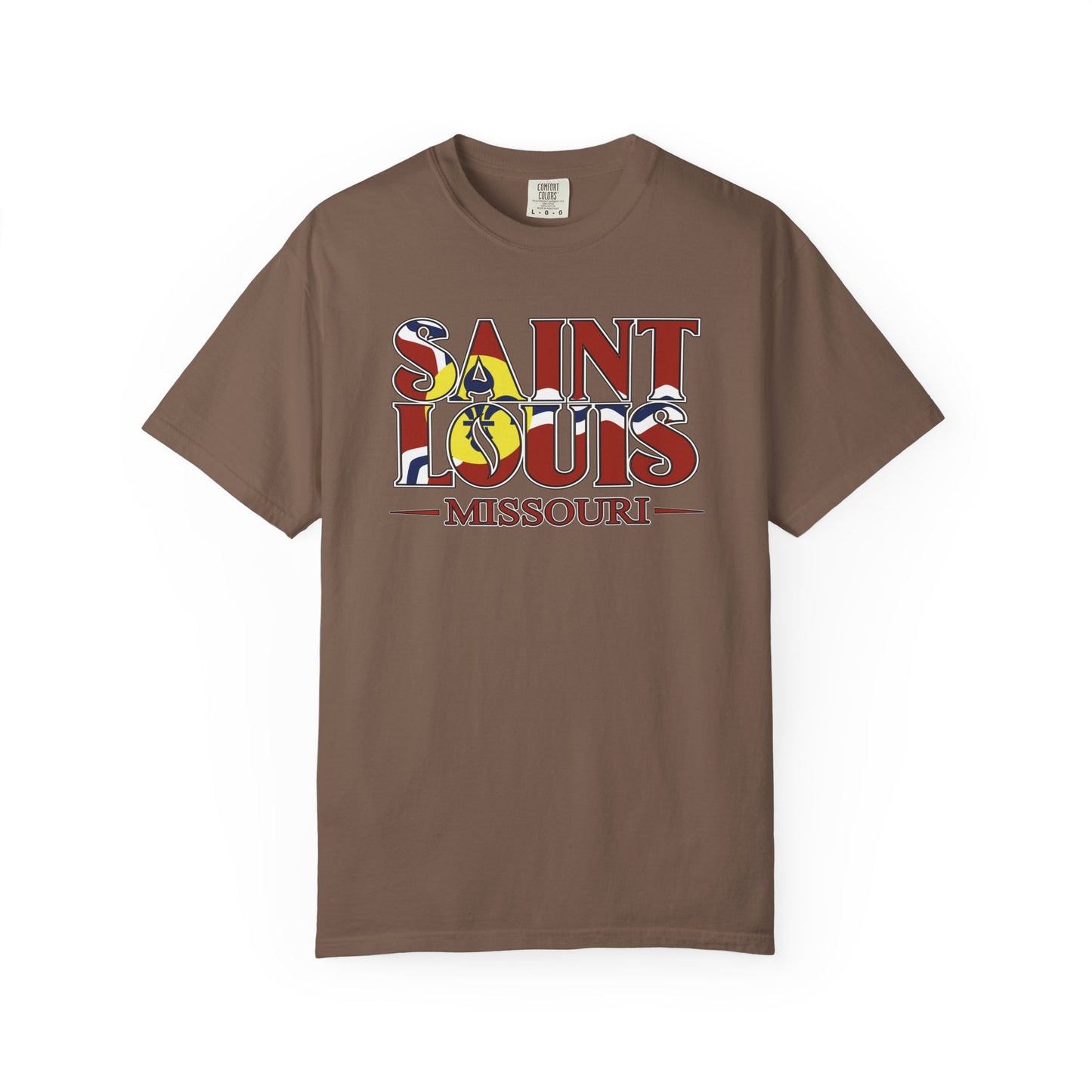 Saint Louis Missouri T-Shirt — Vintage St. Louis Flag Graphic Tee