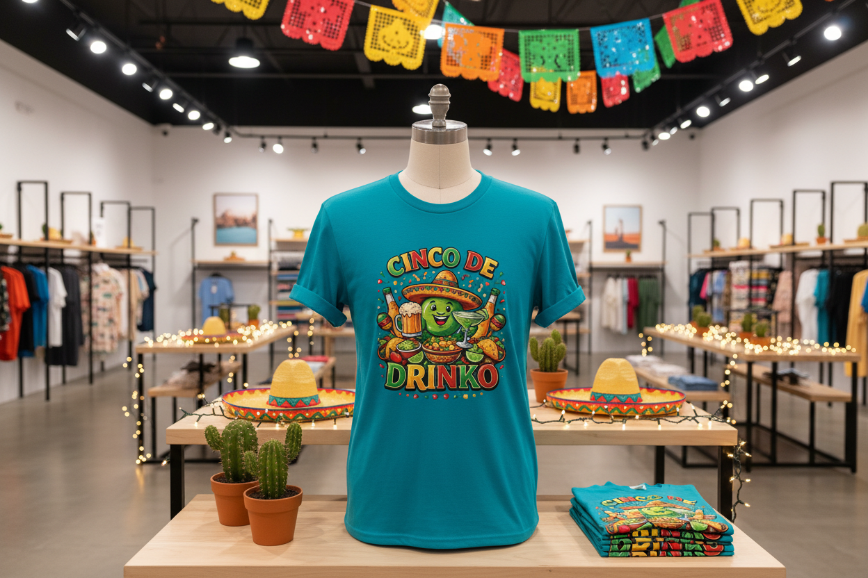 Cinco de Drinko - Festive Cinco De Mayo Tee