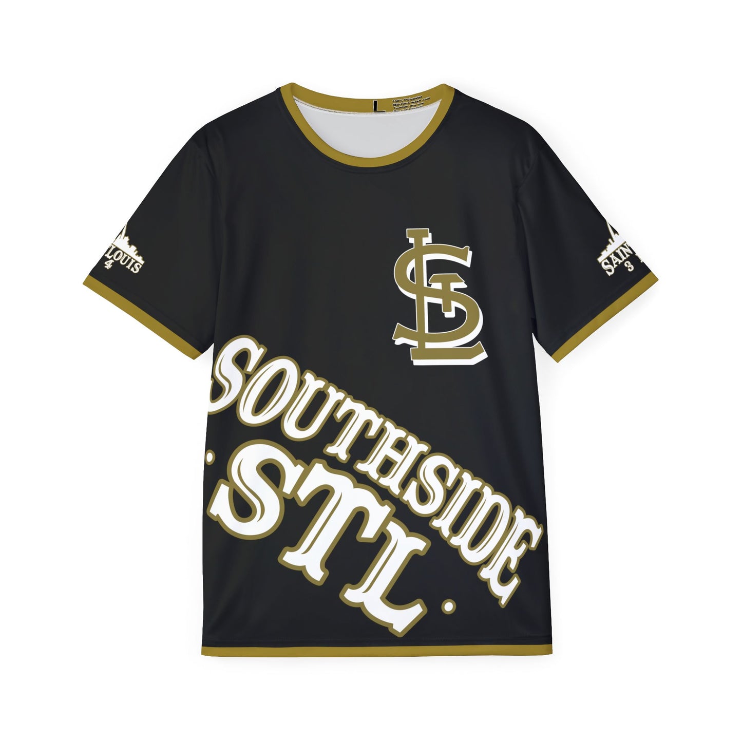 Southside STL All Over Print Sport Jersey (Black)– Gold Skyline Edition