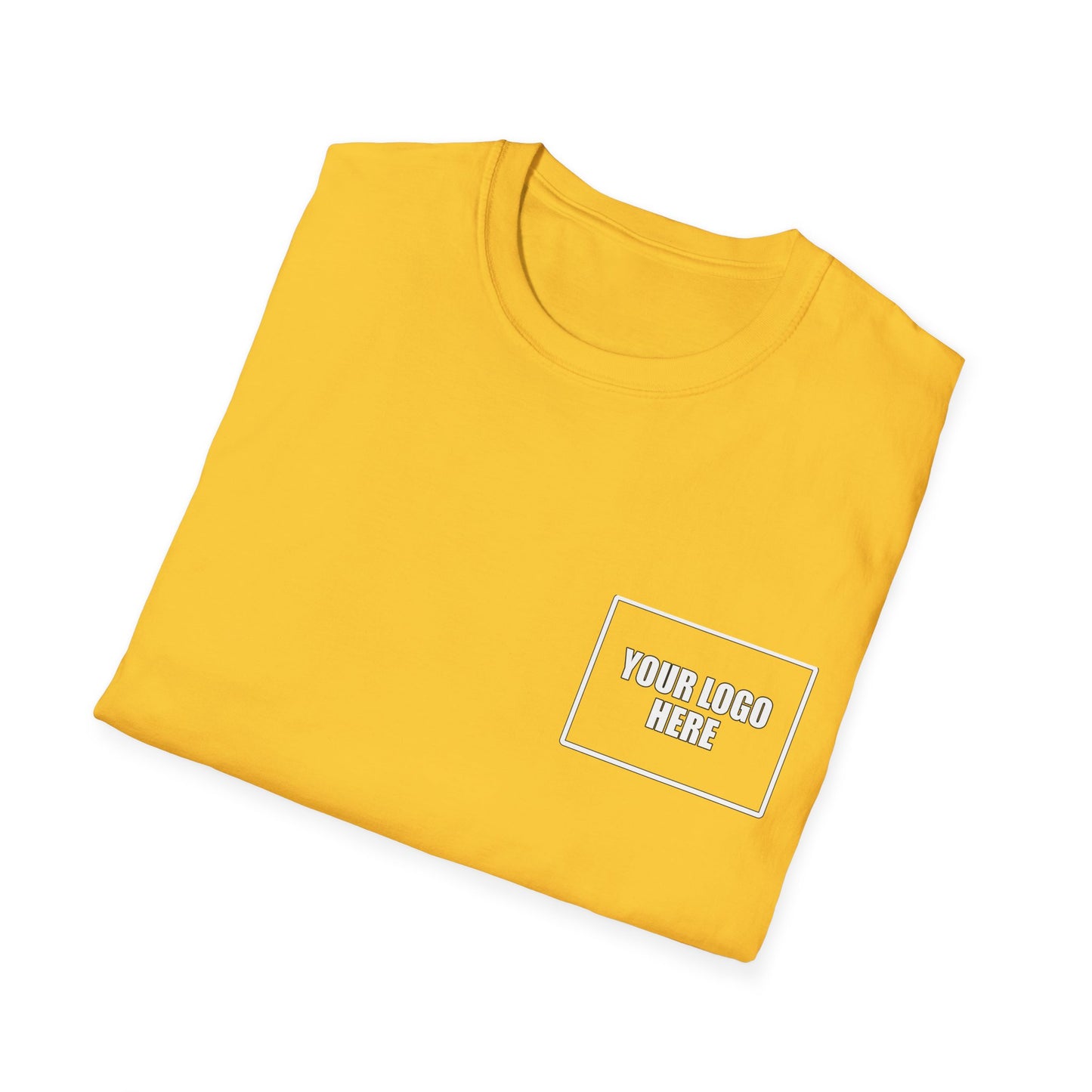 Custom Front Pocket Logo Work T-Shirt
