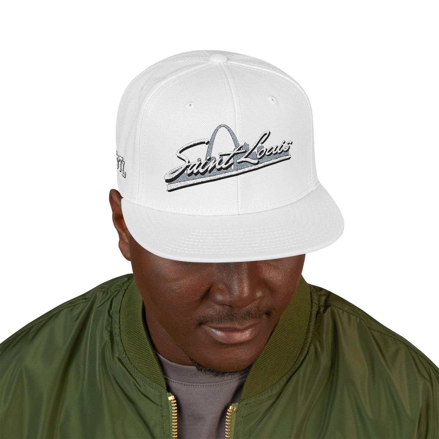 Snapback (Embroidery)-Saint Louis Logo Printify