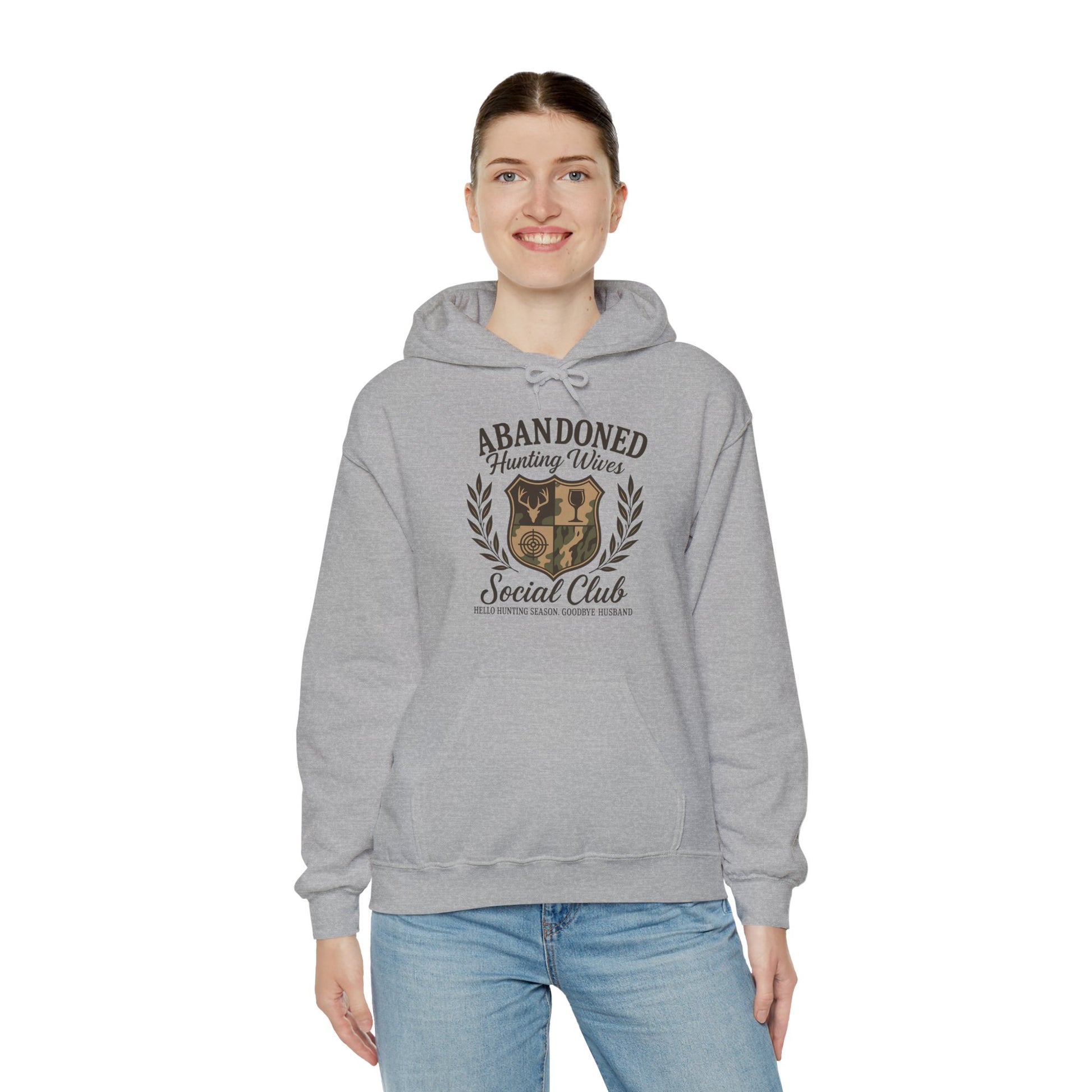 Abandoned Hunters Wives Social Club Hoodie Printify