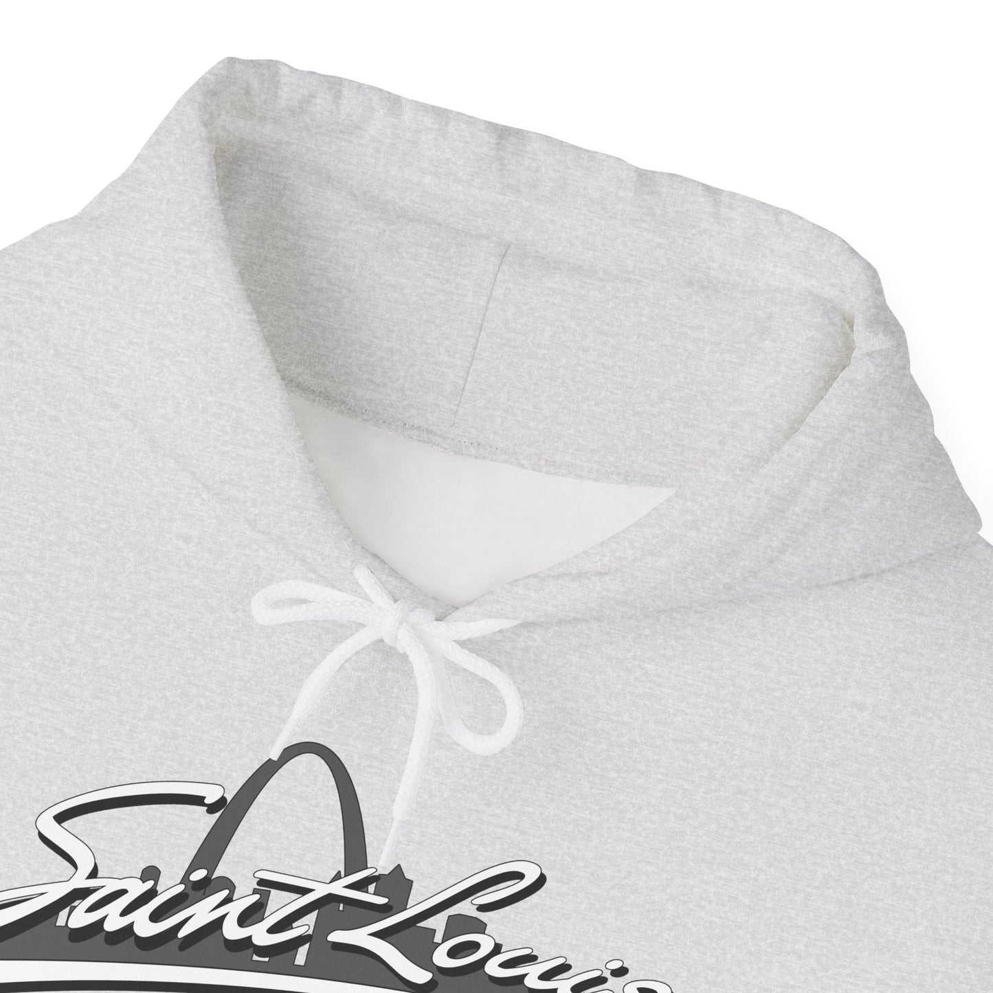 Saint Louis Graphic Hooded Sweatshirt Printify