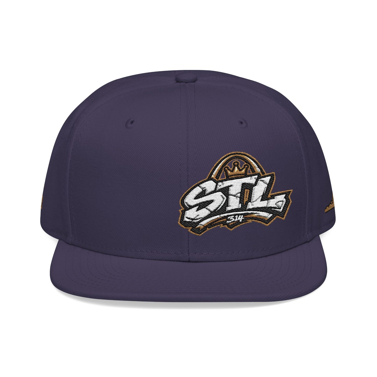 STL Embroidered Snapback Hat — St. Louis Retro Logo Cap