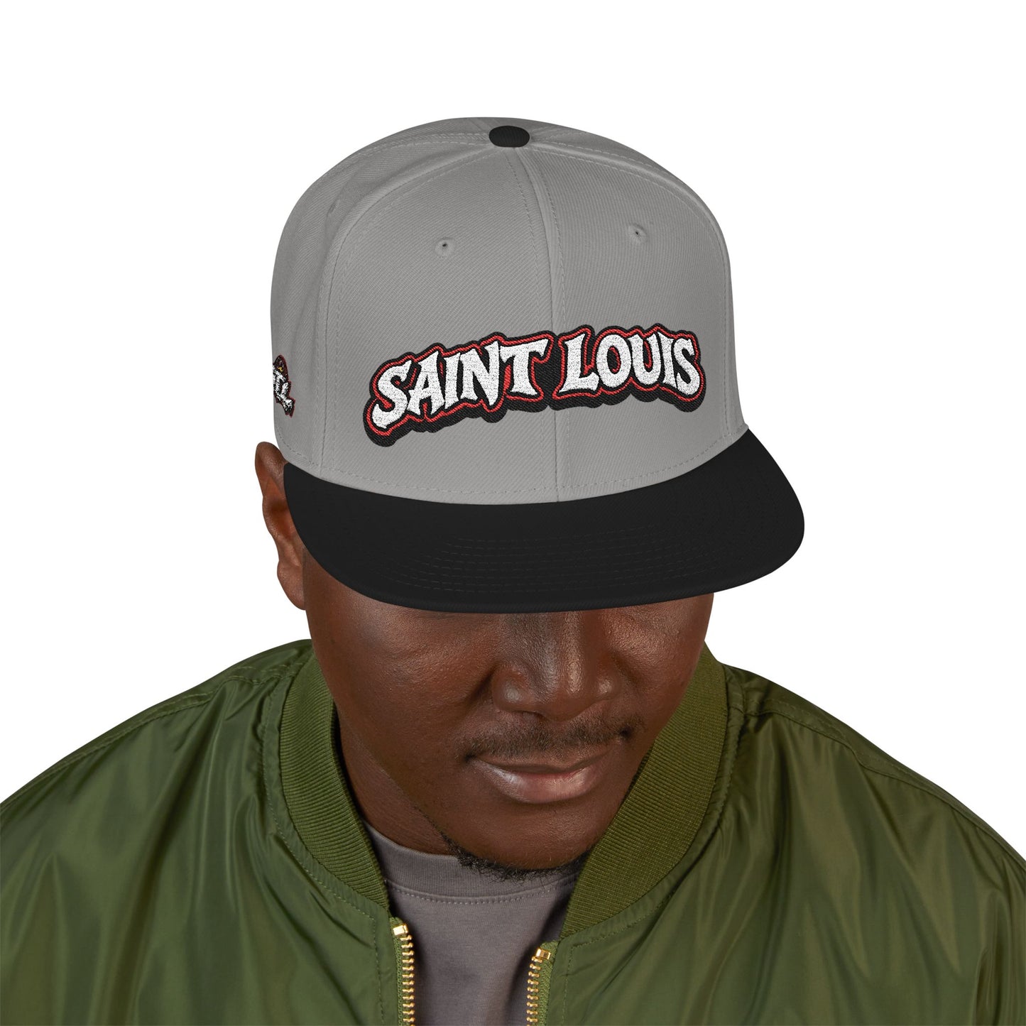 Snapback Hat — ‘St. Louis’ Embroidered Streetwear Cap