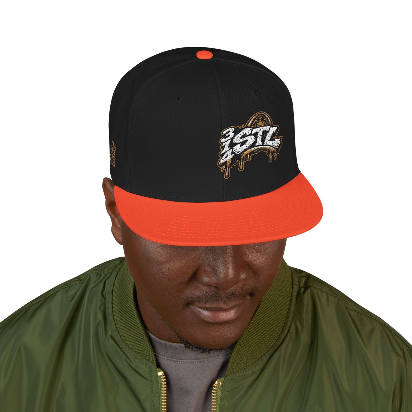 Snapback Hat — STL Drip Embroidered Baseball Cap