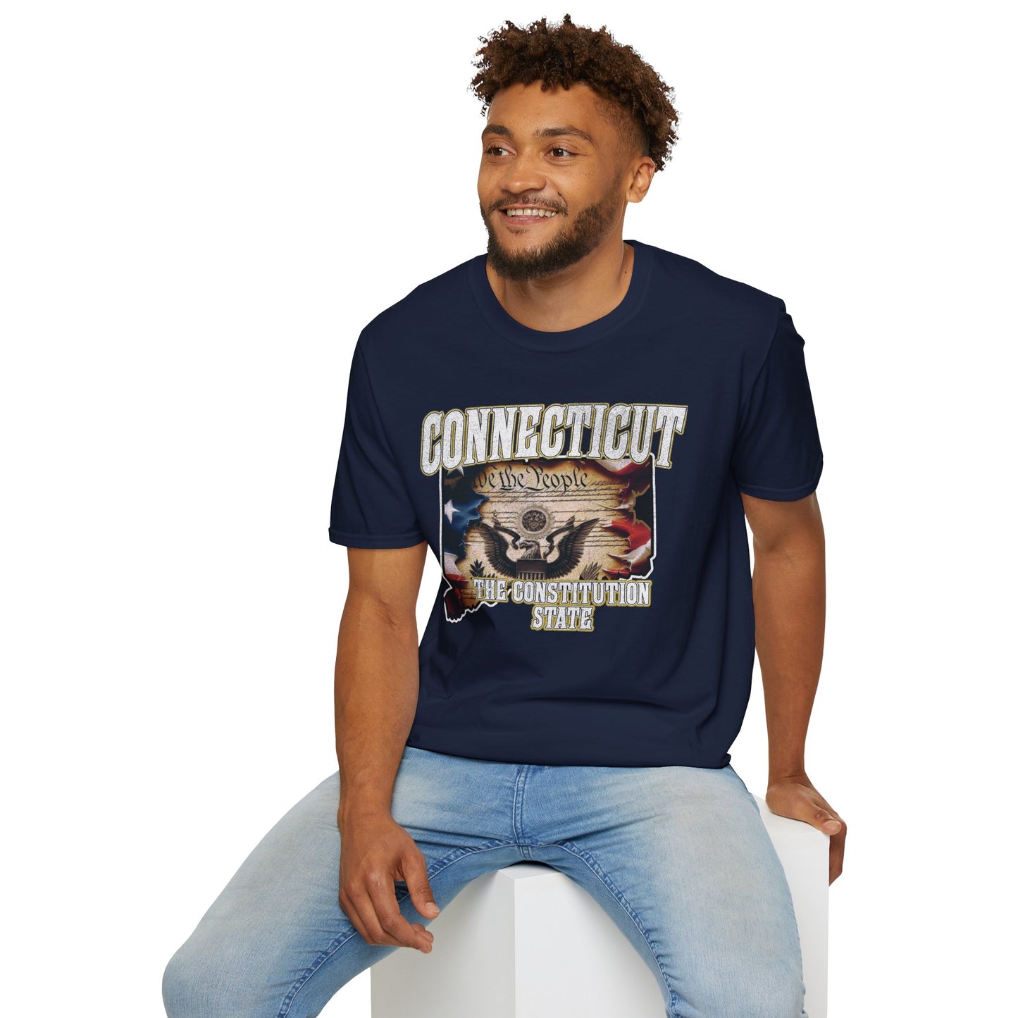 Connecticut The Constitution State Unisex Soft style T-Shirt