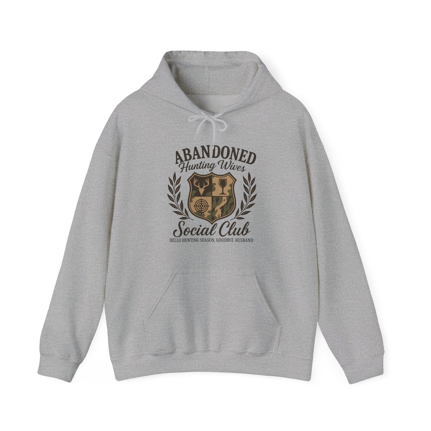 Abandoned Hunters Wives Social Club Hoodie Printify