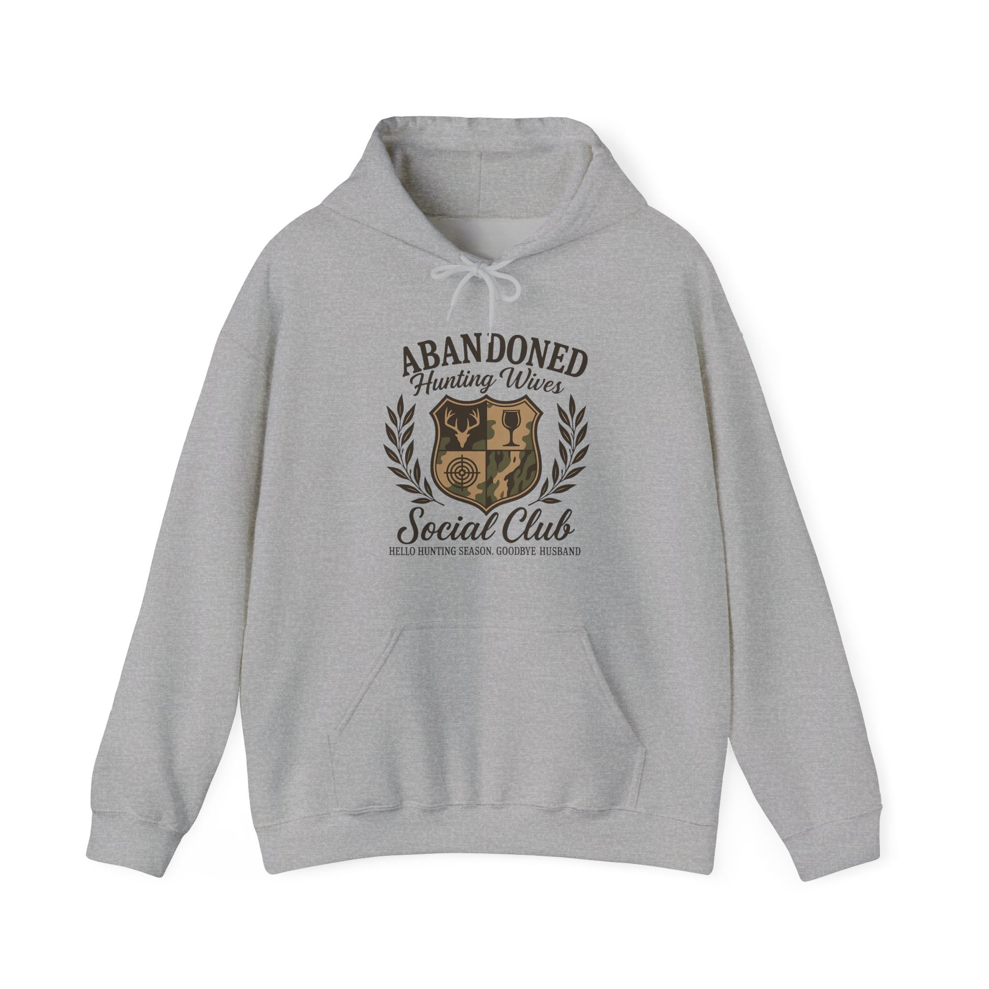 Abandoned Hunters Wives Social Club Hoodie Printify