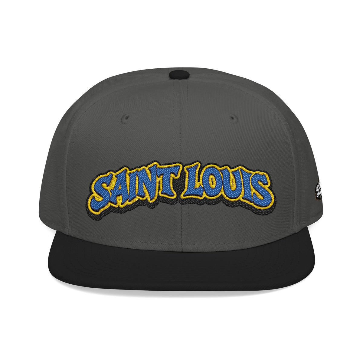 St. Louis Embroidered Snapback Hat — Retro Script Logo Cap