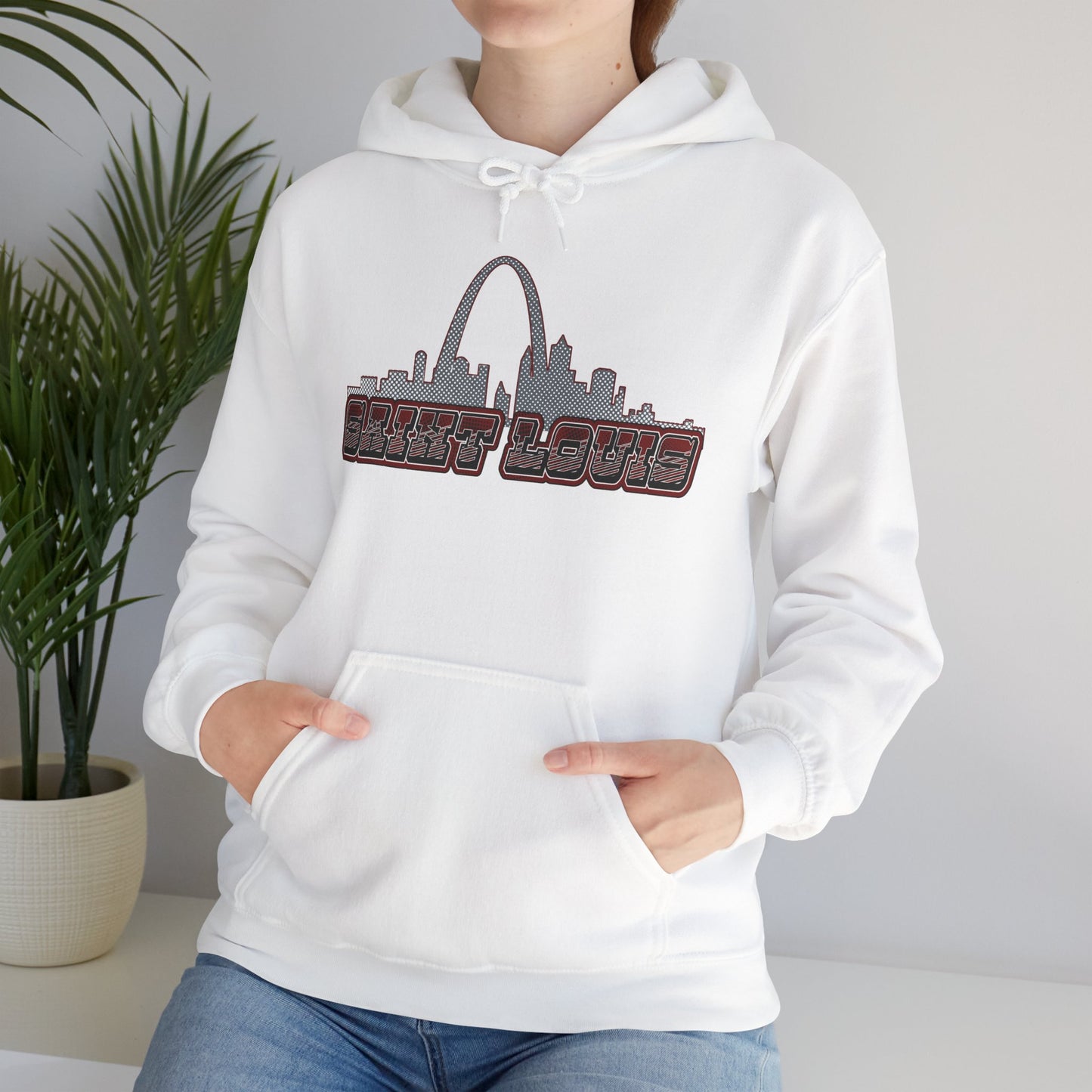 Saint Louis Graphic Hoodie - Unisex Sweatshirt Printify
