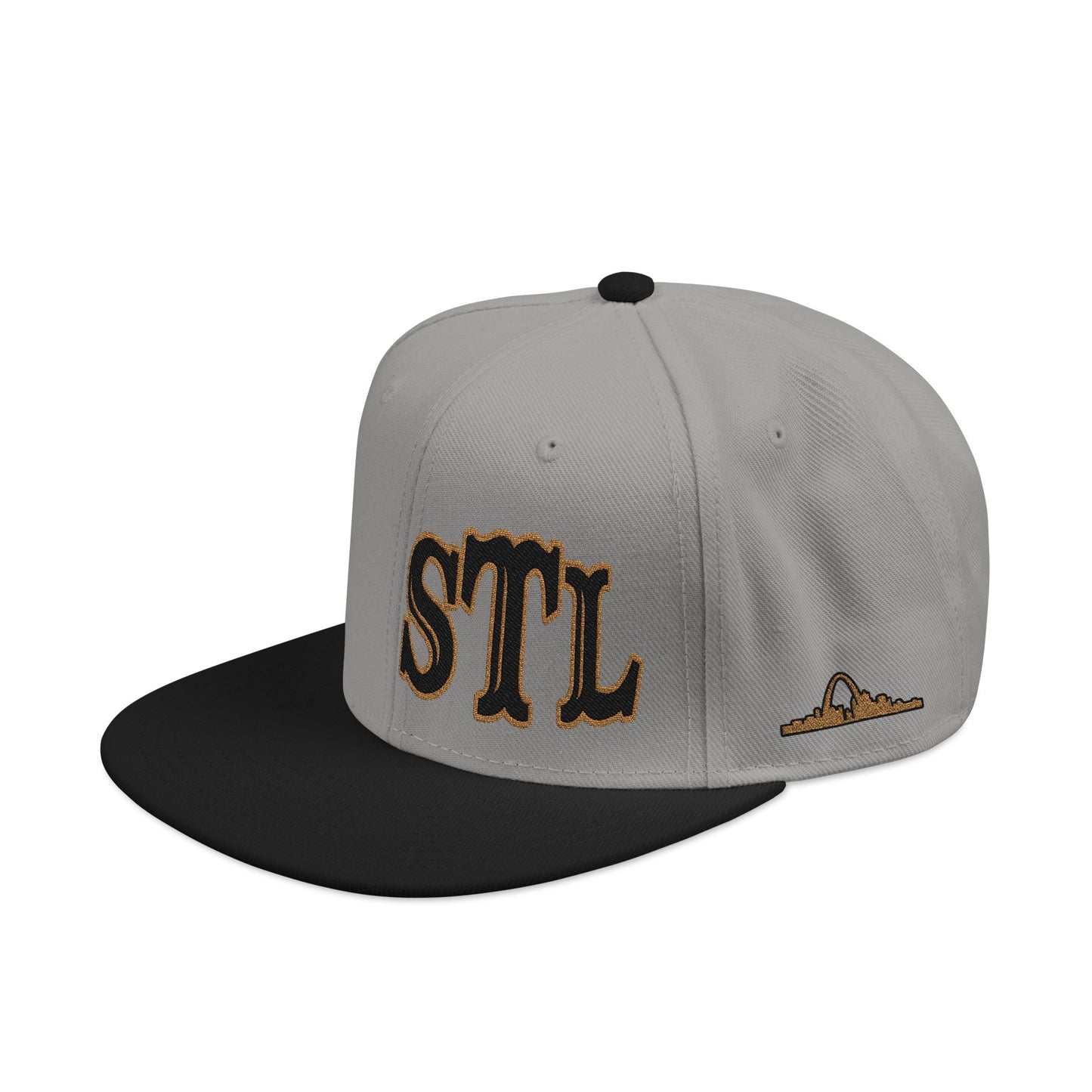 STL Black Gold Edition Embroidered Snapback Hat