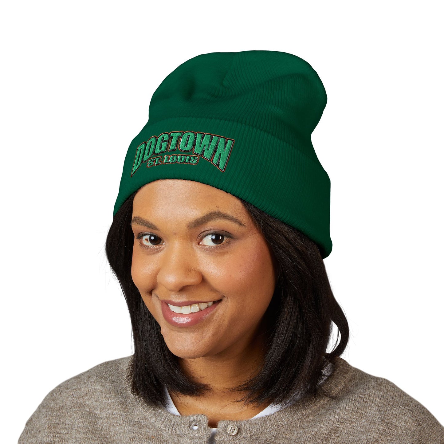 Beanie - Classic Cuffed Beanie Dogtown Saint Louis Design