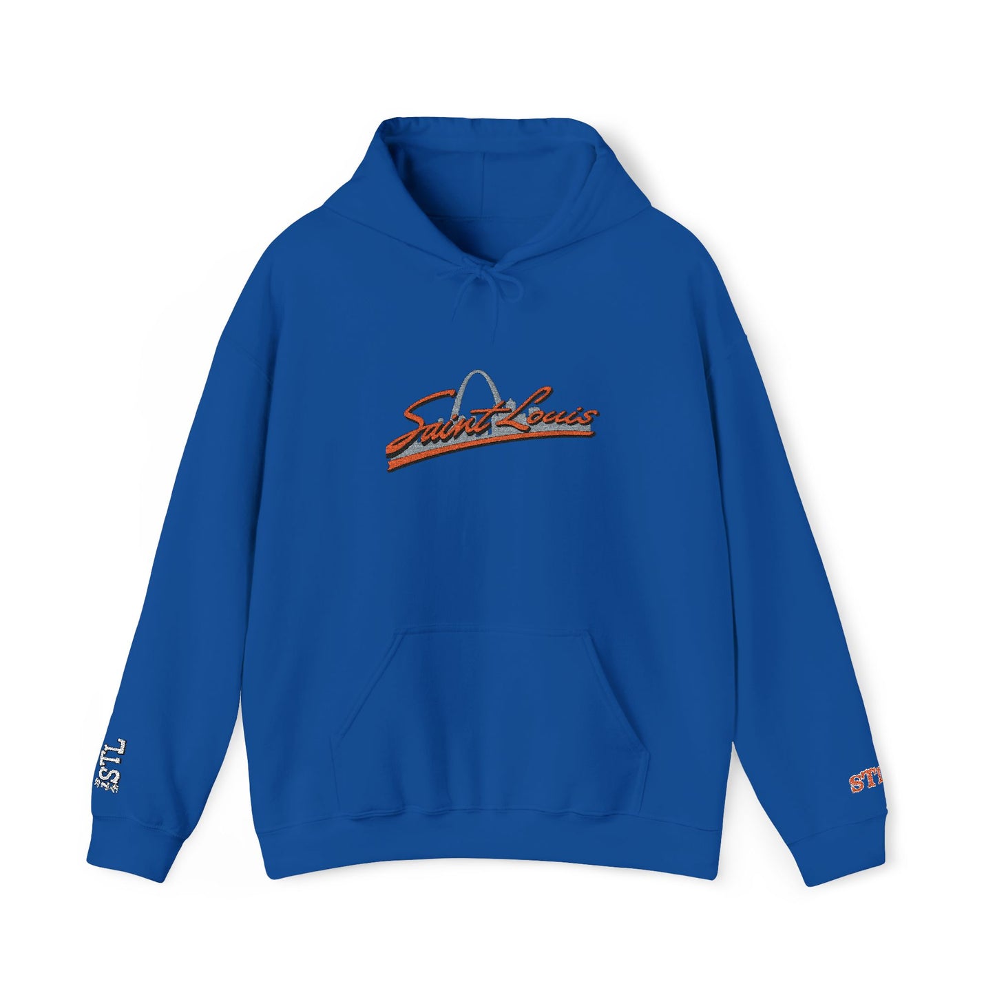 Saint Louis Embroidered Hoodie — Classic City Logo Sweatshirt