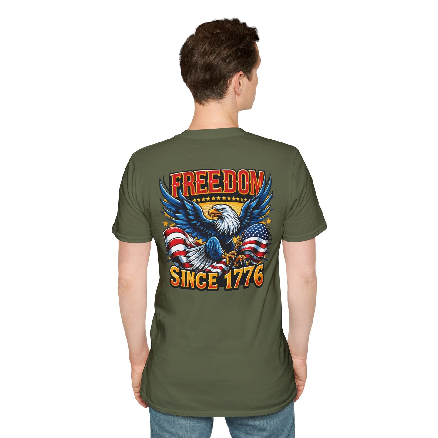 Freedom Since 1776 Graphic Tee Printify