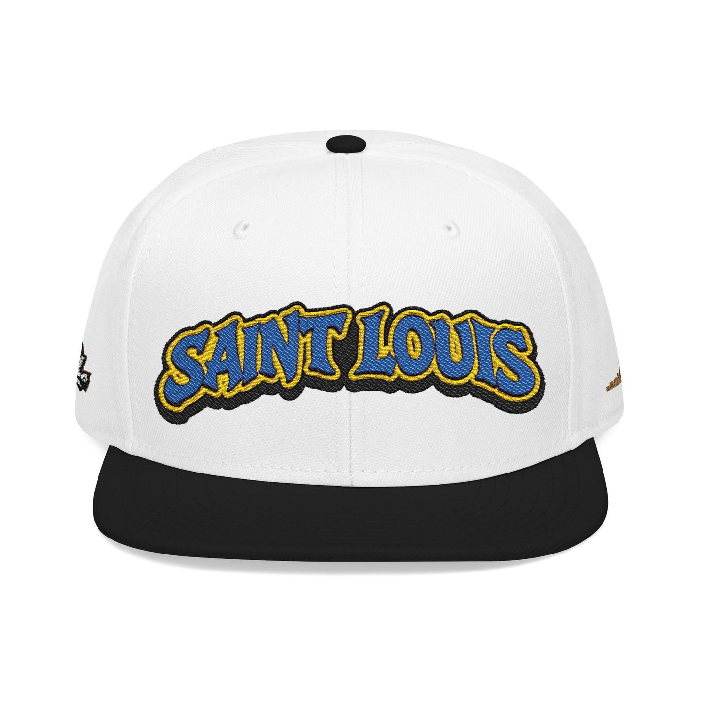 St. Louis Embroidered Snapback Hat — Retro Script Logo Cap