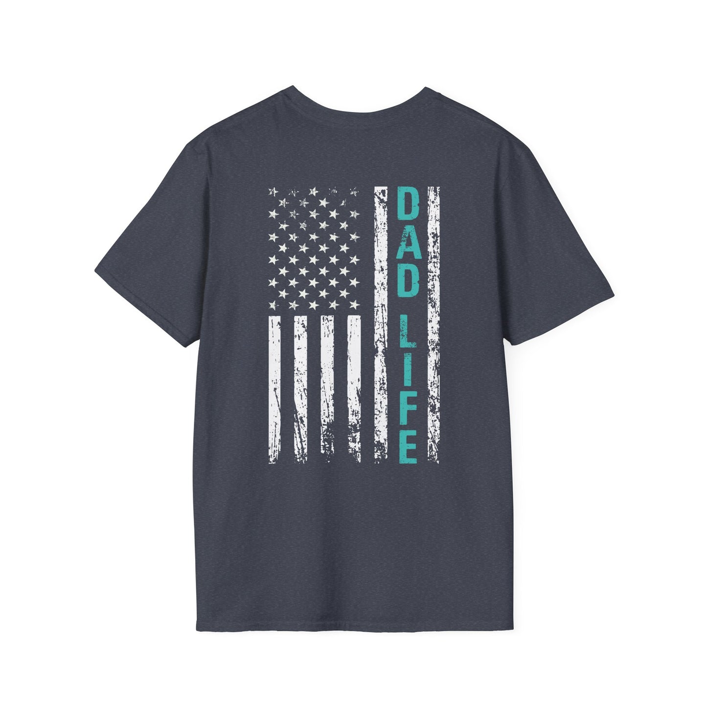 Dad Life Front and Back Graphic Tee
