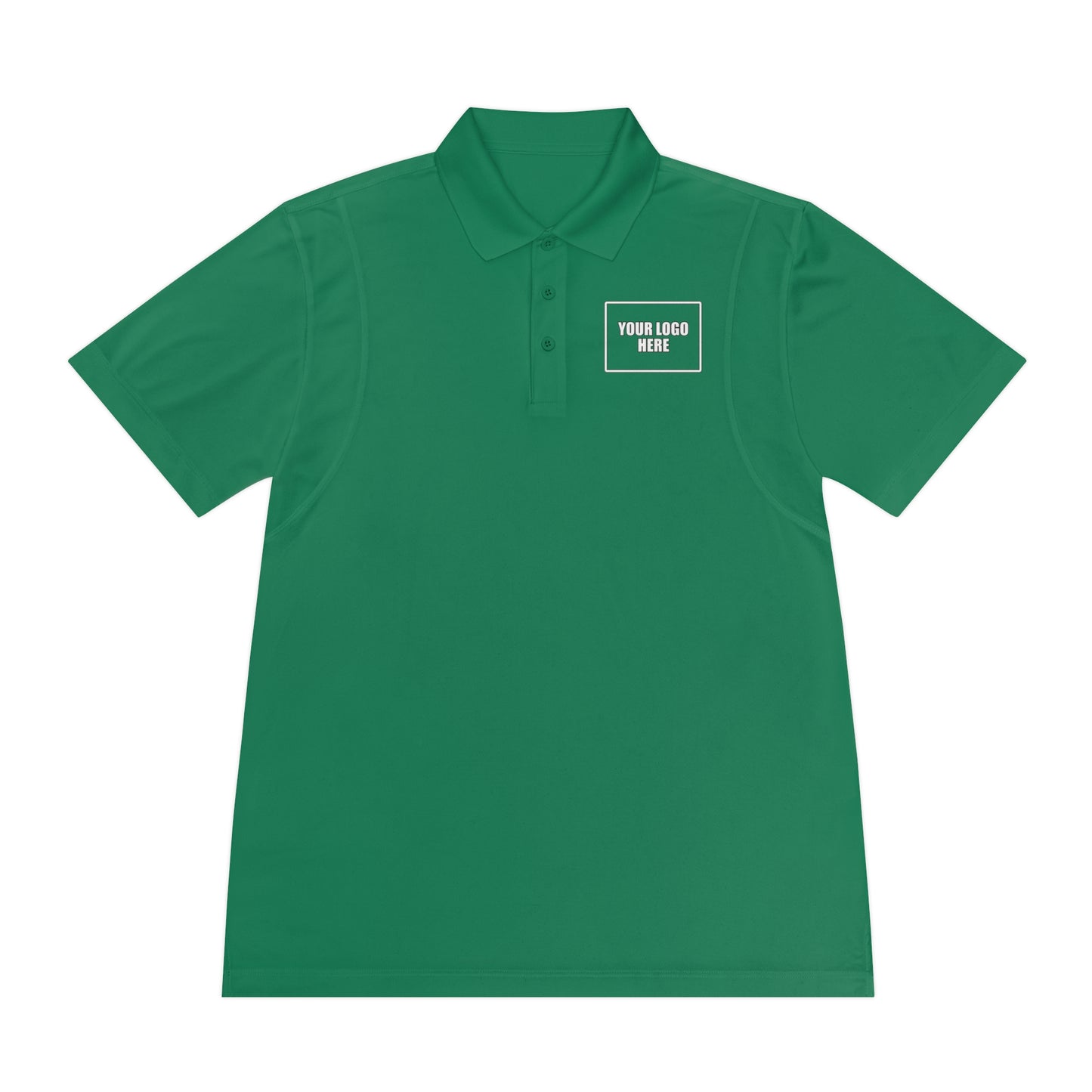 Customizable Sport Polo Work Shirt with Front Pocket Logo