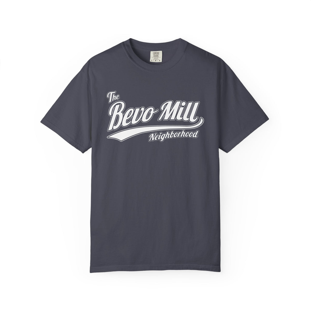 Bevo Mill Neighborhood T-Shirt — Vintage Script Local Pride Tee