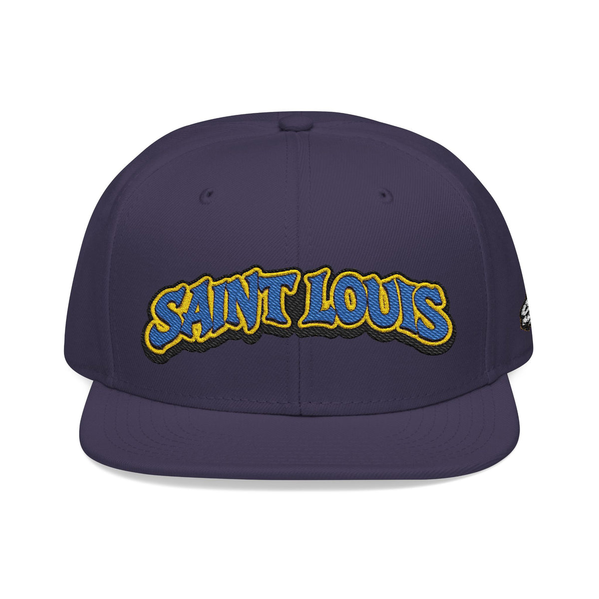 St. Louis Embroidered Snapback Hat — Retro Script Logo Cap