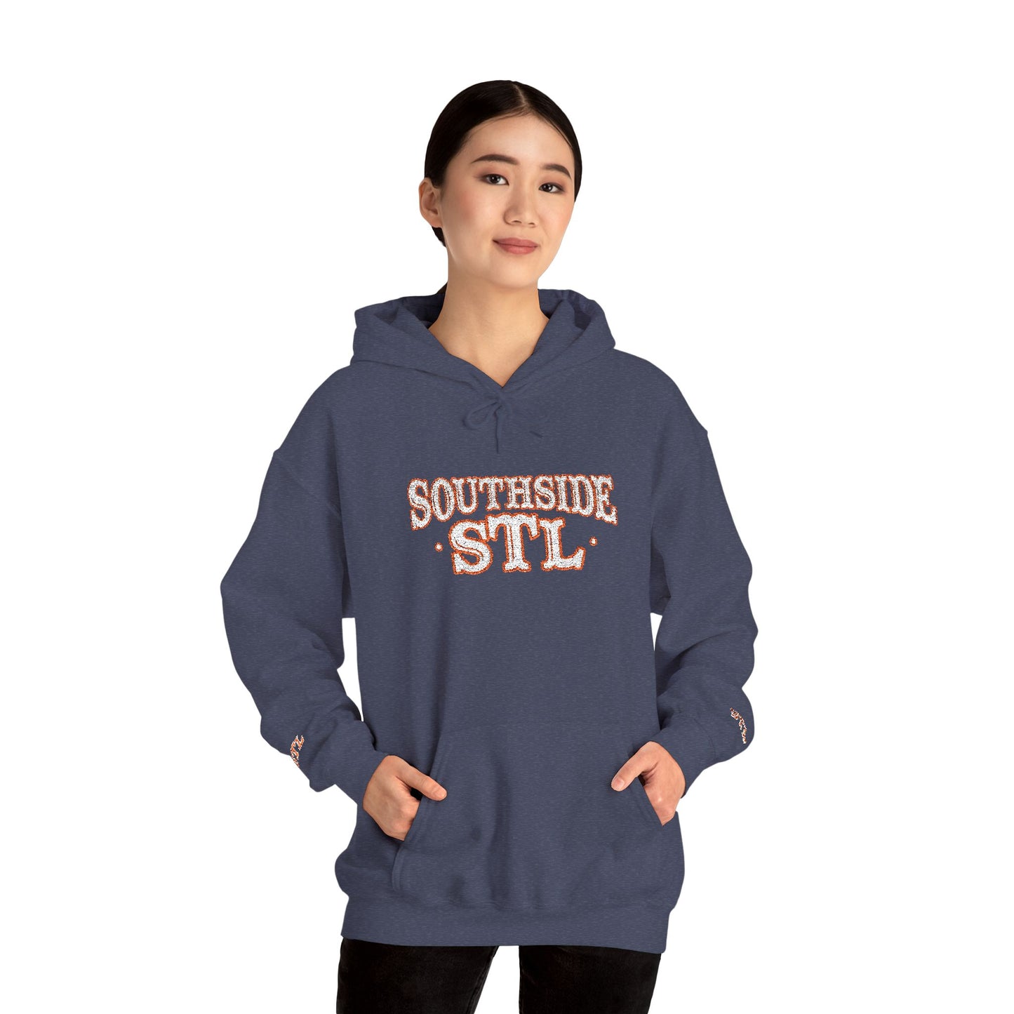 Embroidered Hoodie - Southside STL Design Printify