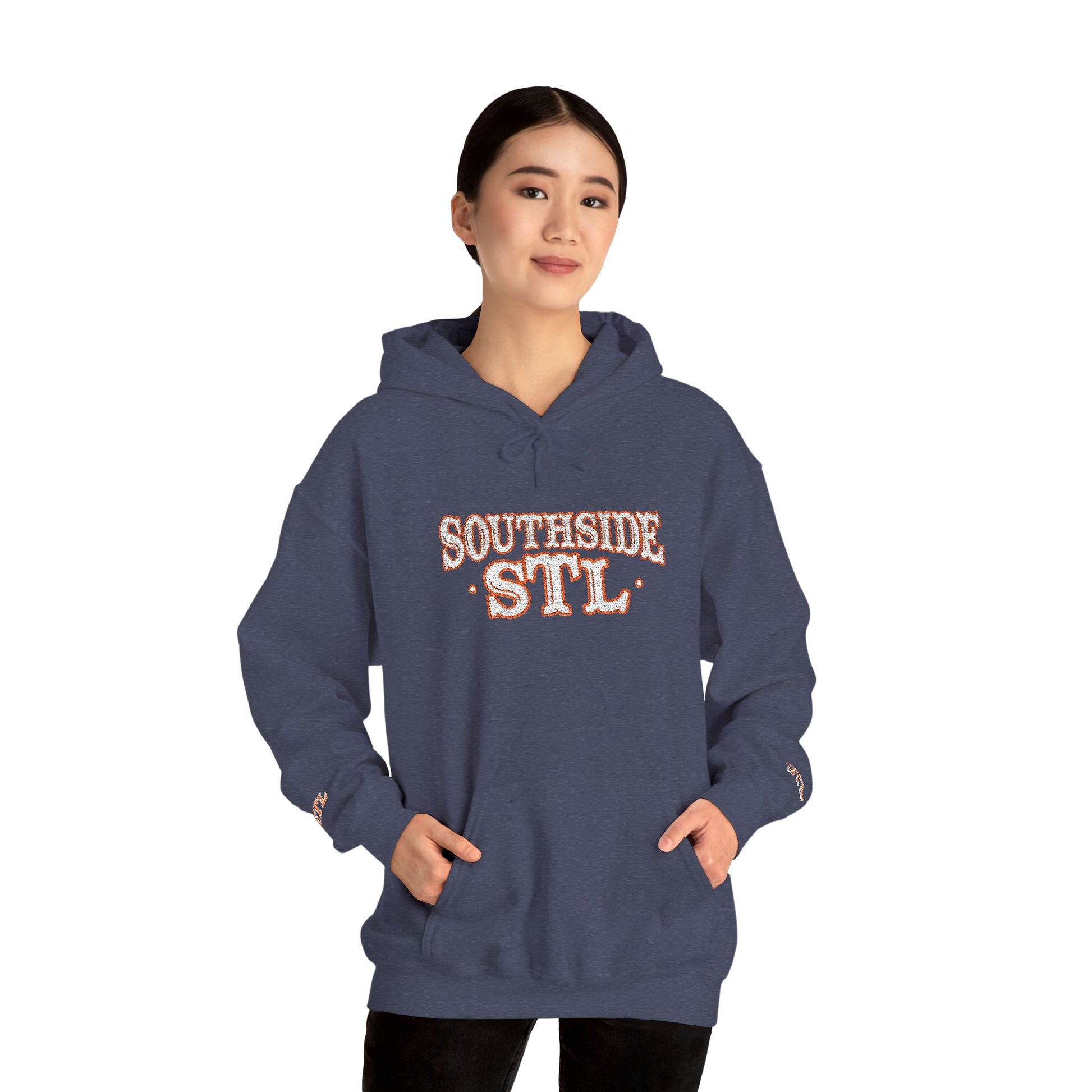 Embroidered Hoodie - Southside STL Design Printify