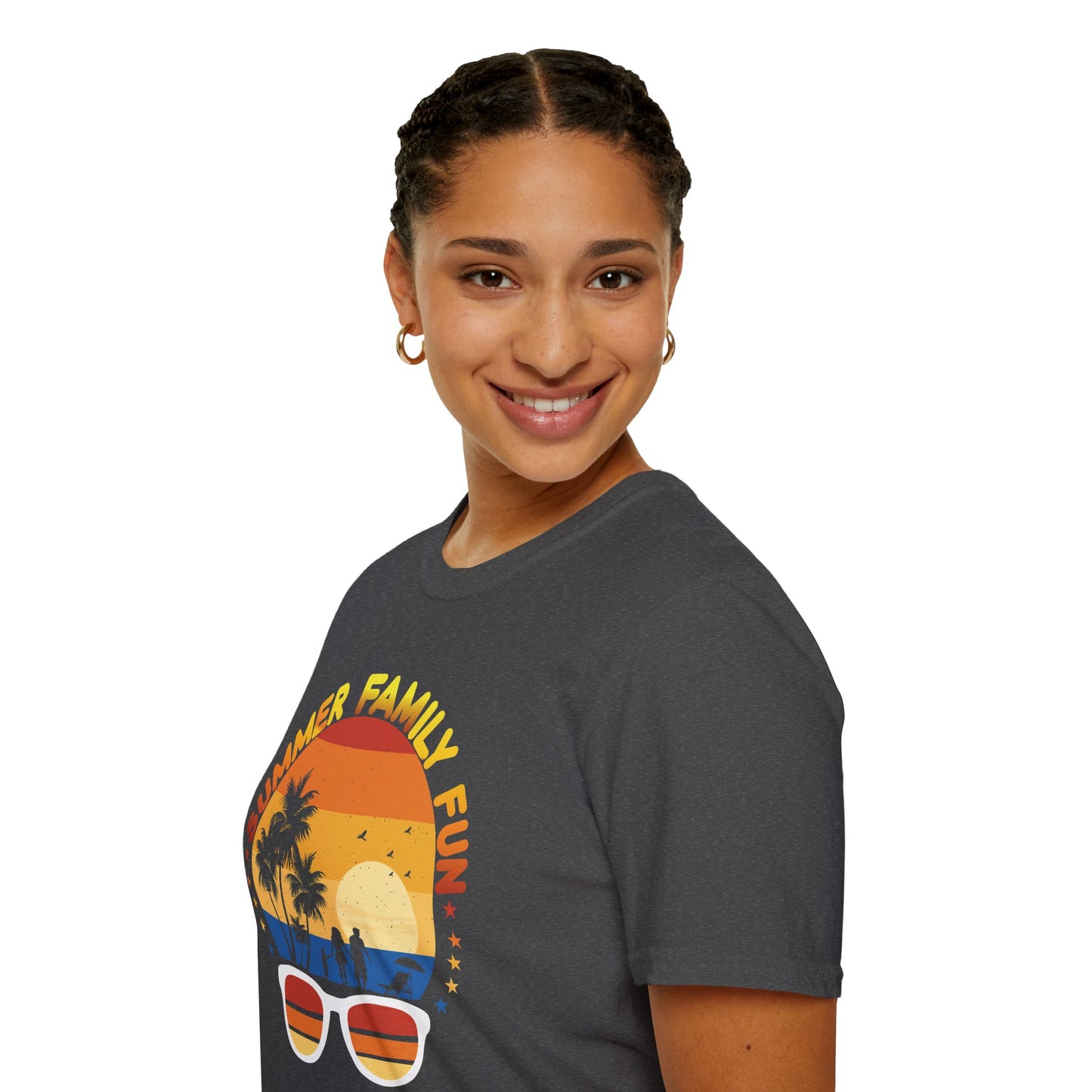 Summer Family Fun Graphic Tee Unisex Softstyle T-Shirt