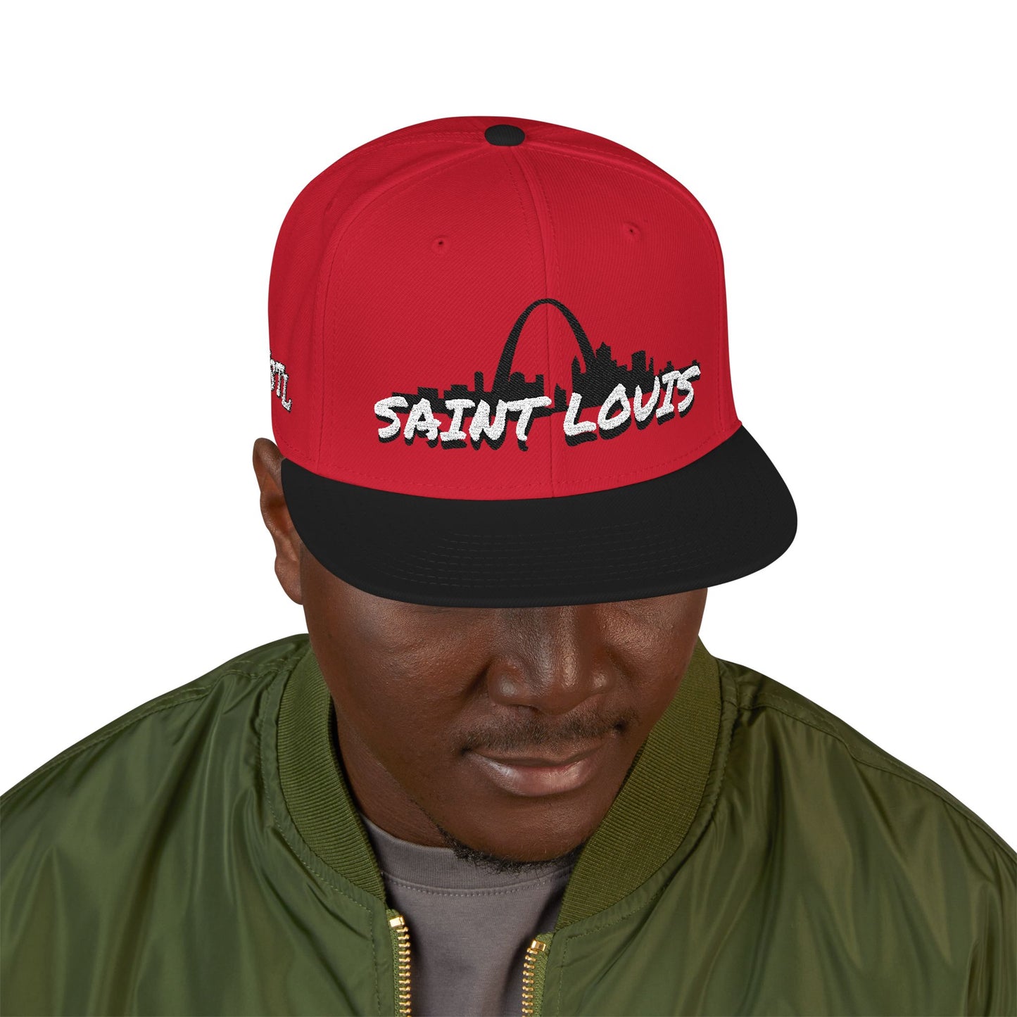 Snapback (Embroidery)-Saint Louis Logo Printify