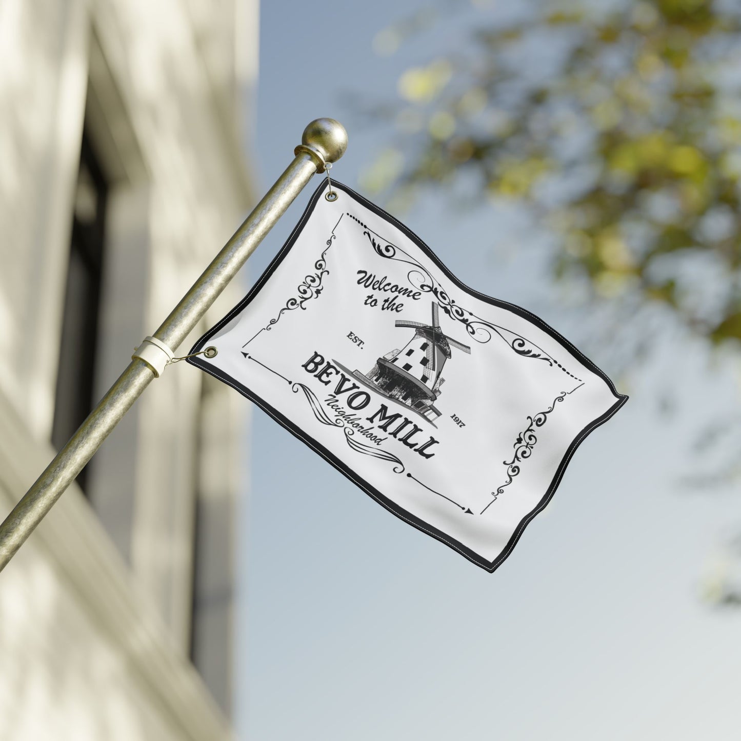 Double Sided Flag - Bevo Mill Neighborhood Flag