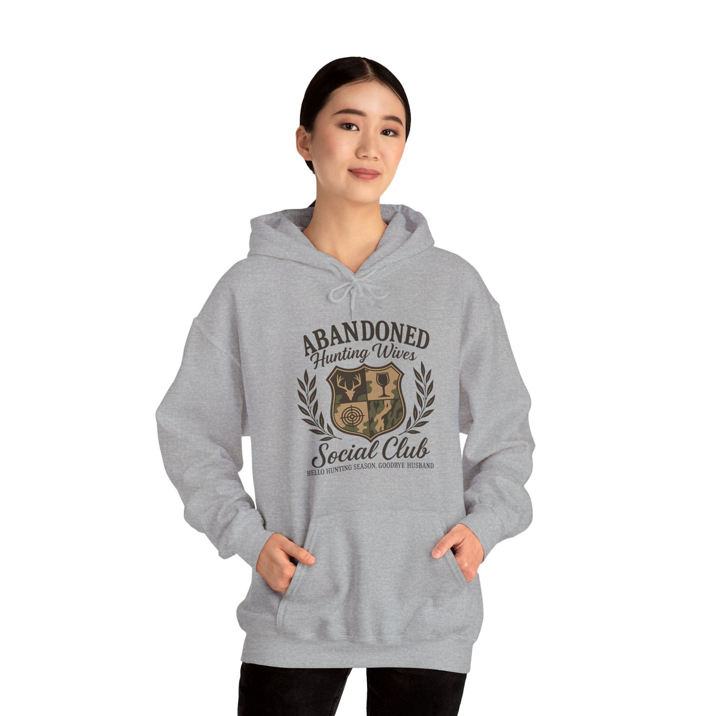 Abandoned Hunters Wives Social Club Hoodie Printify