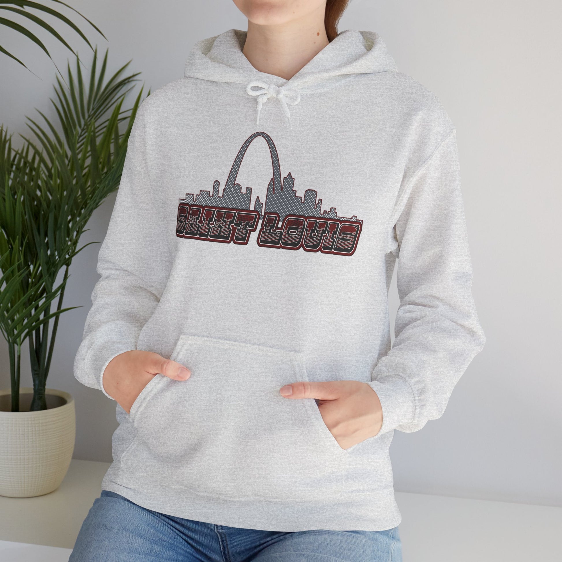Saint Louis Graphic Hoodie - Unisex Sweatshirt Printify