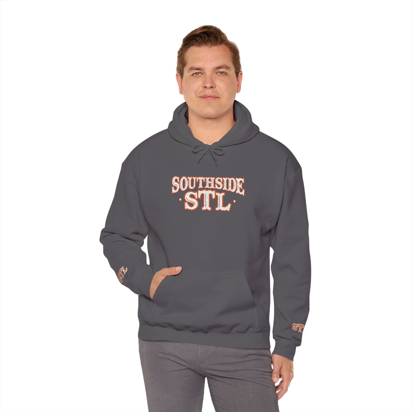 Embroidered Hoodie - Southside STL Design Printify