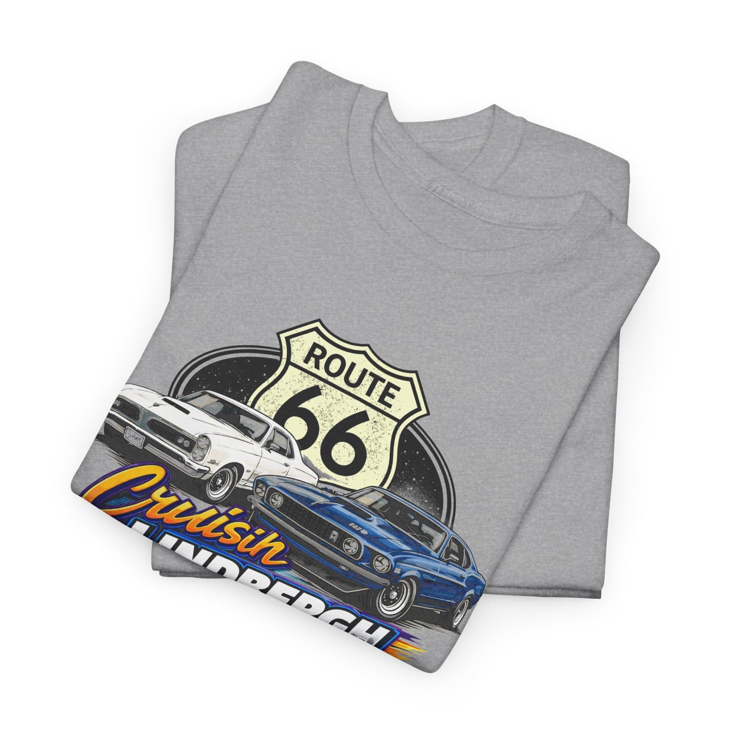 Route 66 Cruiser Tee — Classic Car "Cruising Lindbergh" T-Shirt