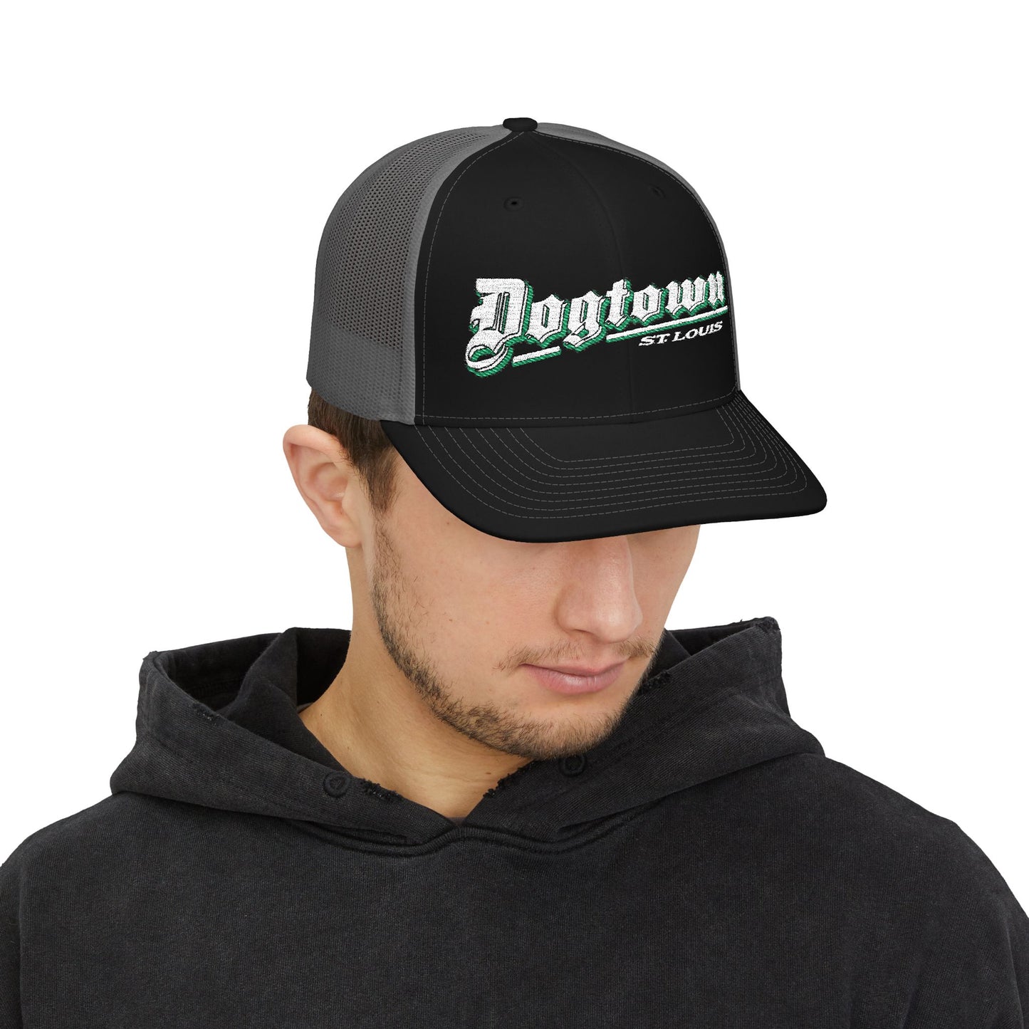 Dogtown Old school lettering Snapback Trucker Cap (Embroidery) Printify