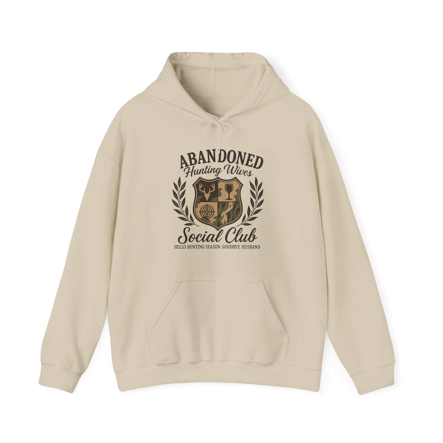 Abandoned Hunters Wives Social Club Hoodie Printify