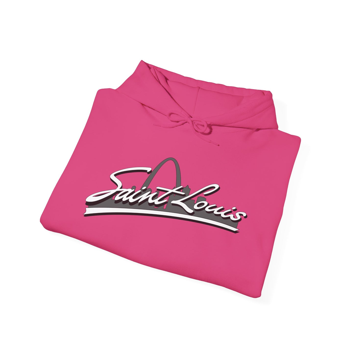 Saint Louis Graphic Hooded Sweatshirt Printify