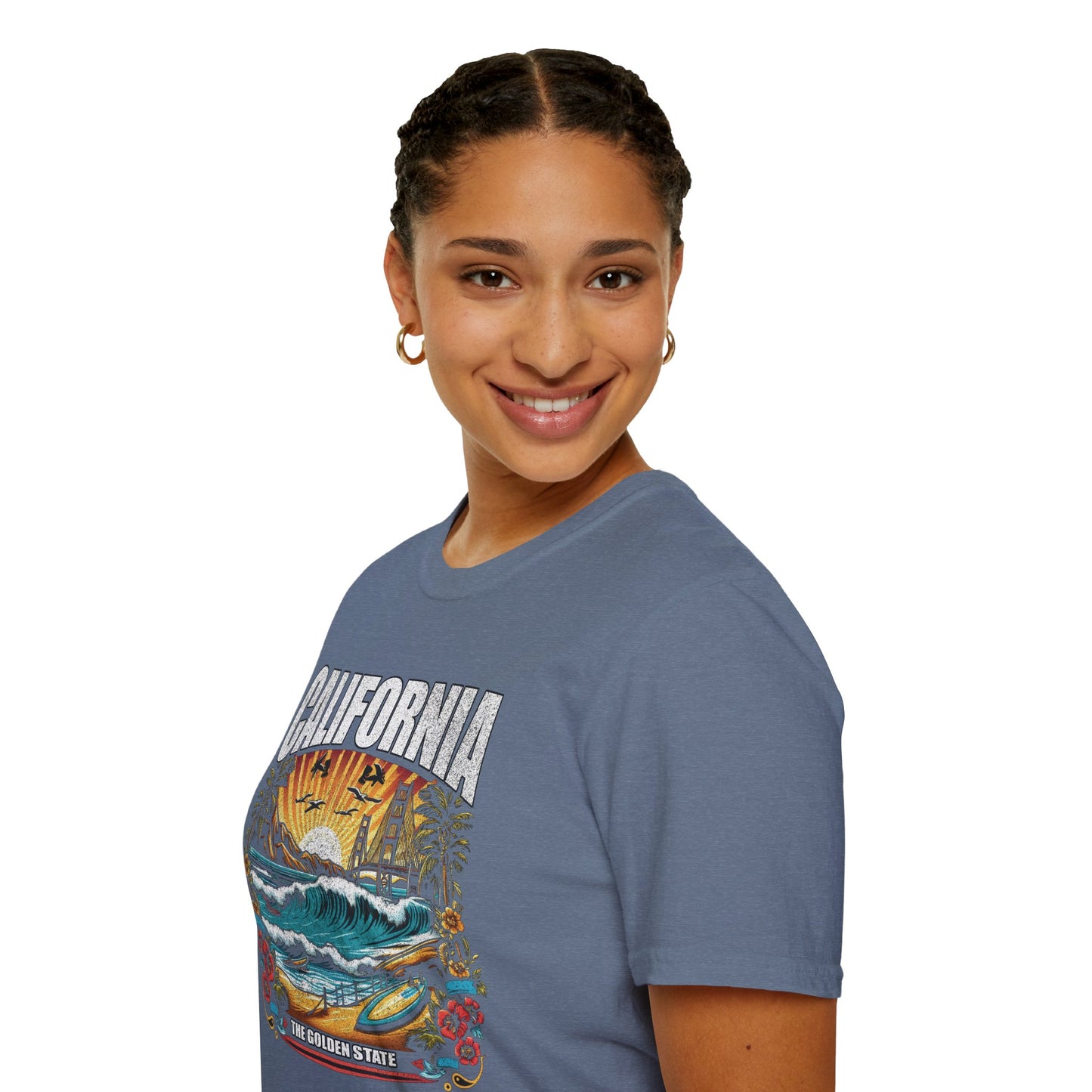 California The Golden State Graphic Tee