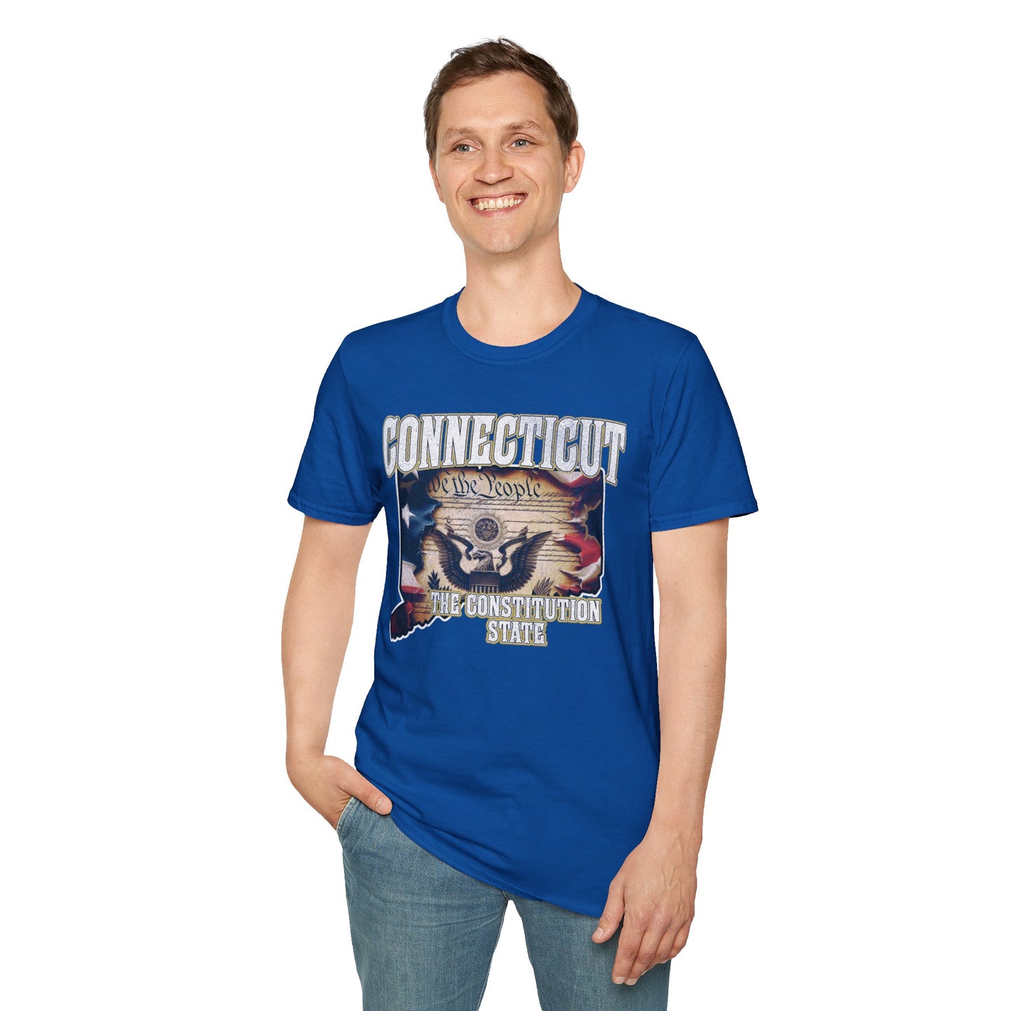 Connecticut The Constitution State Unisex Soft style T-Shirt