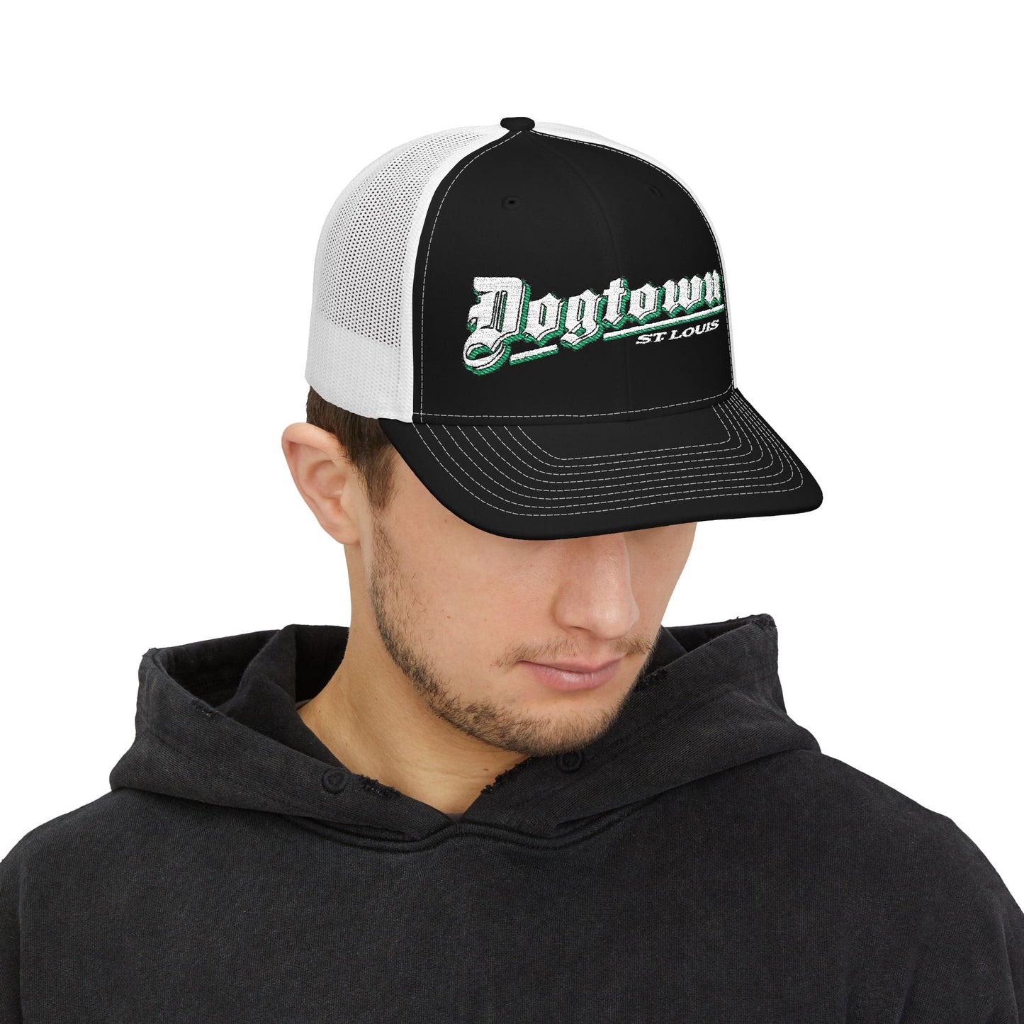 Dogtown Old school lettering Snapback Trucker Cap (Embroidery) Printify