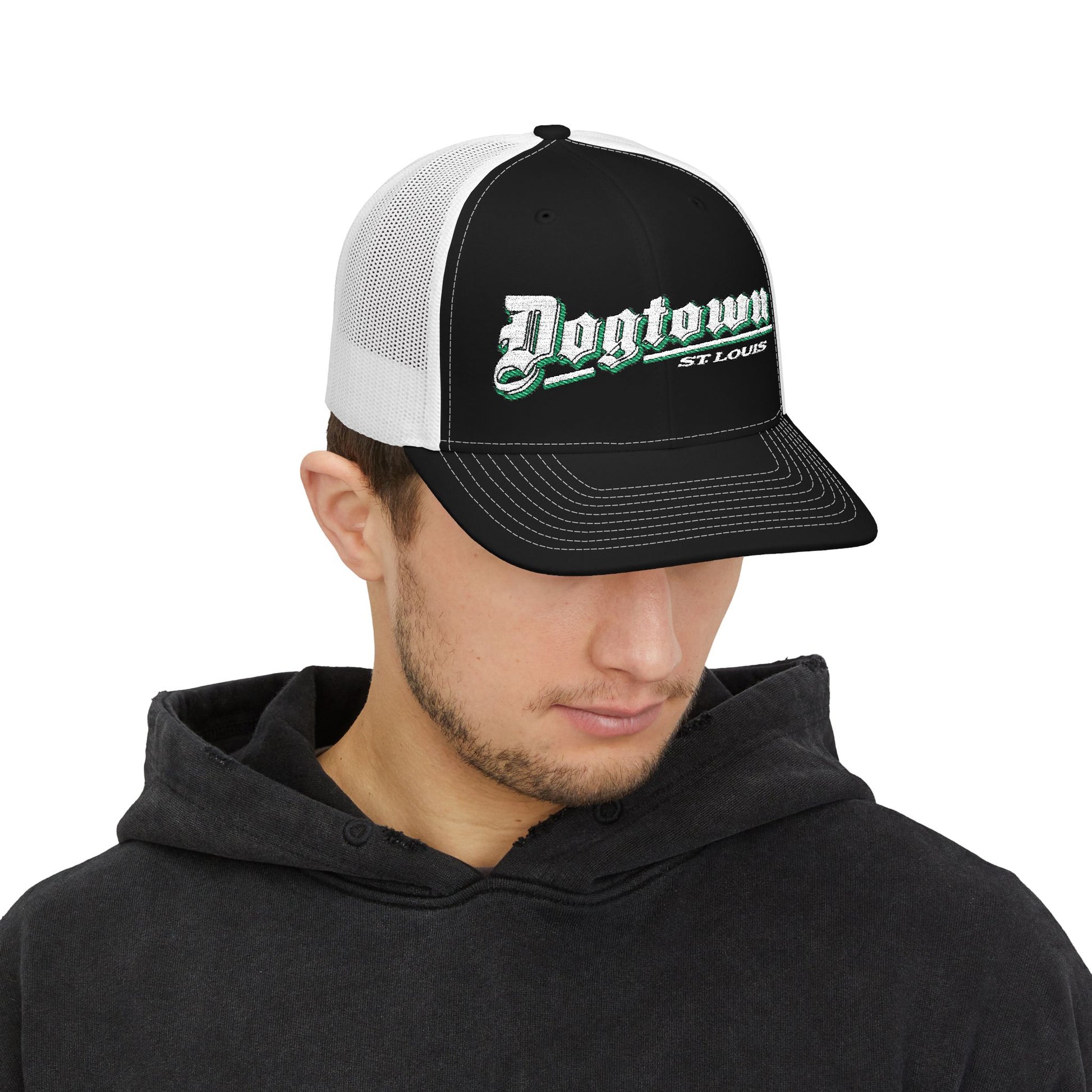 Dogtown Old school lettering Snapback Trucker Cap (Embroidery) Printify