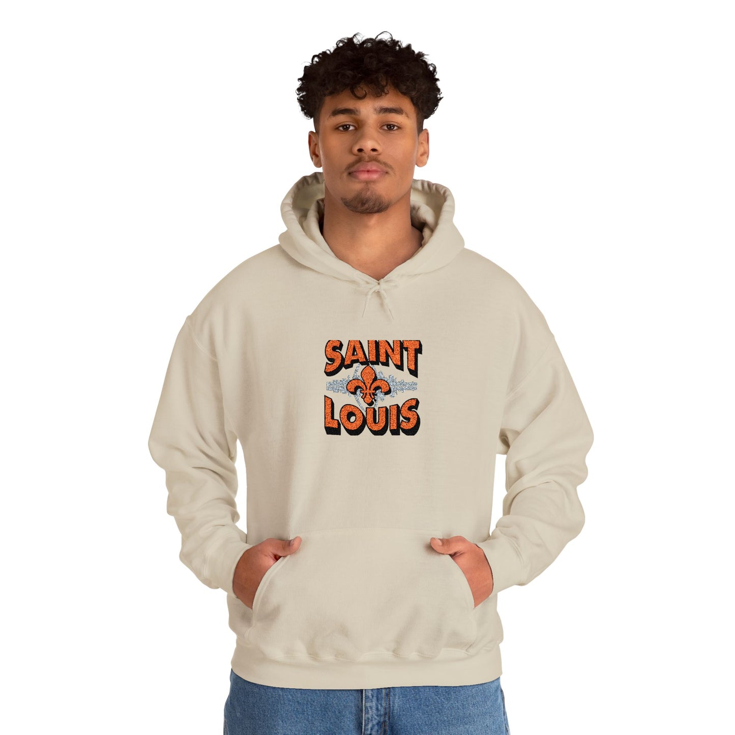 Saint Louis City Skyline Embroidered Hoodie